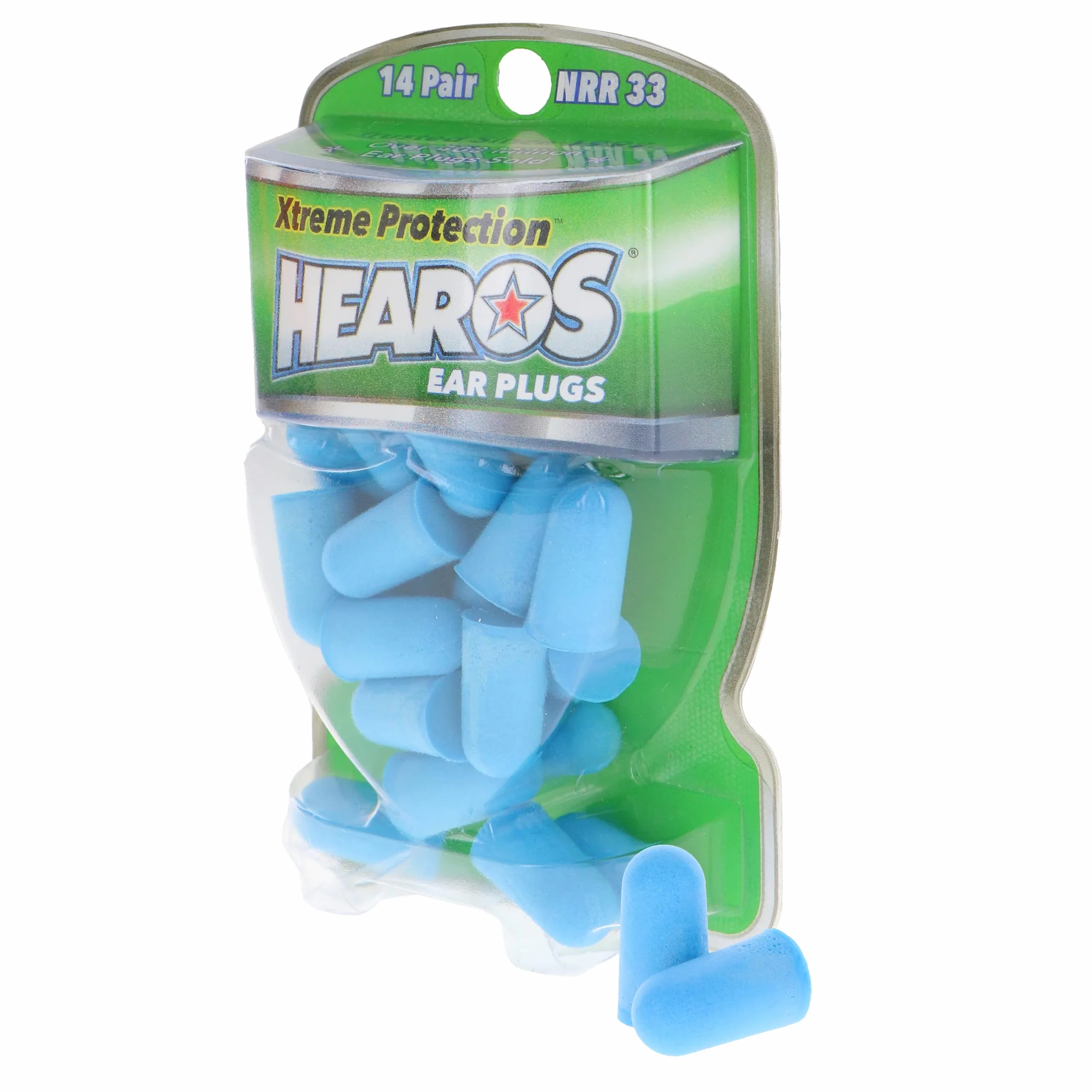 HEAROS Xtreme Ear plugs - Best In Class Noise Cancelling Disposable Foam Earplugs With NRR 33 Hearing Protection, 14 pairs