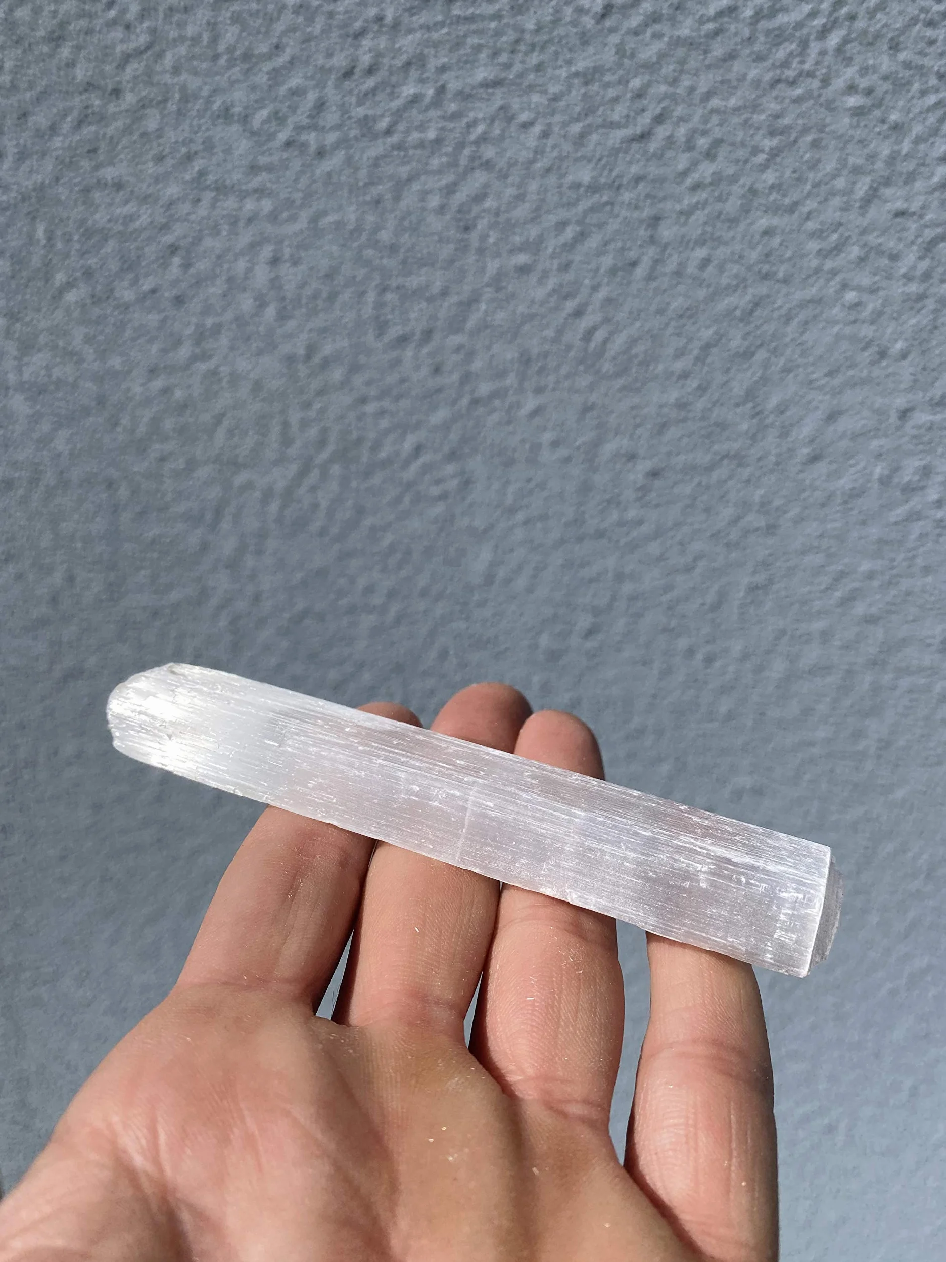 Selenit Crystal kamień energetyczny kamień leczniczy selenit uzdrawiające kryształy kamienie szlachetne geo kryształ Maroko