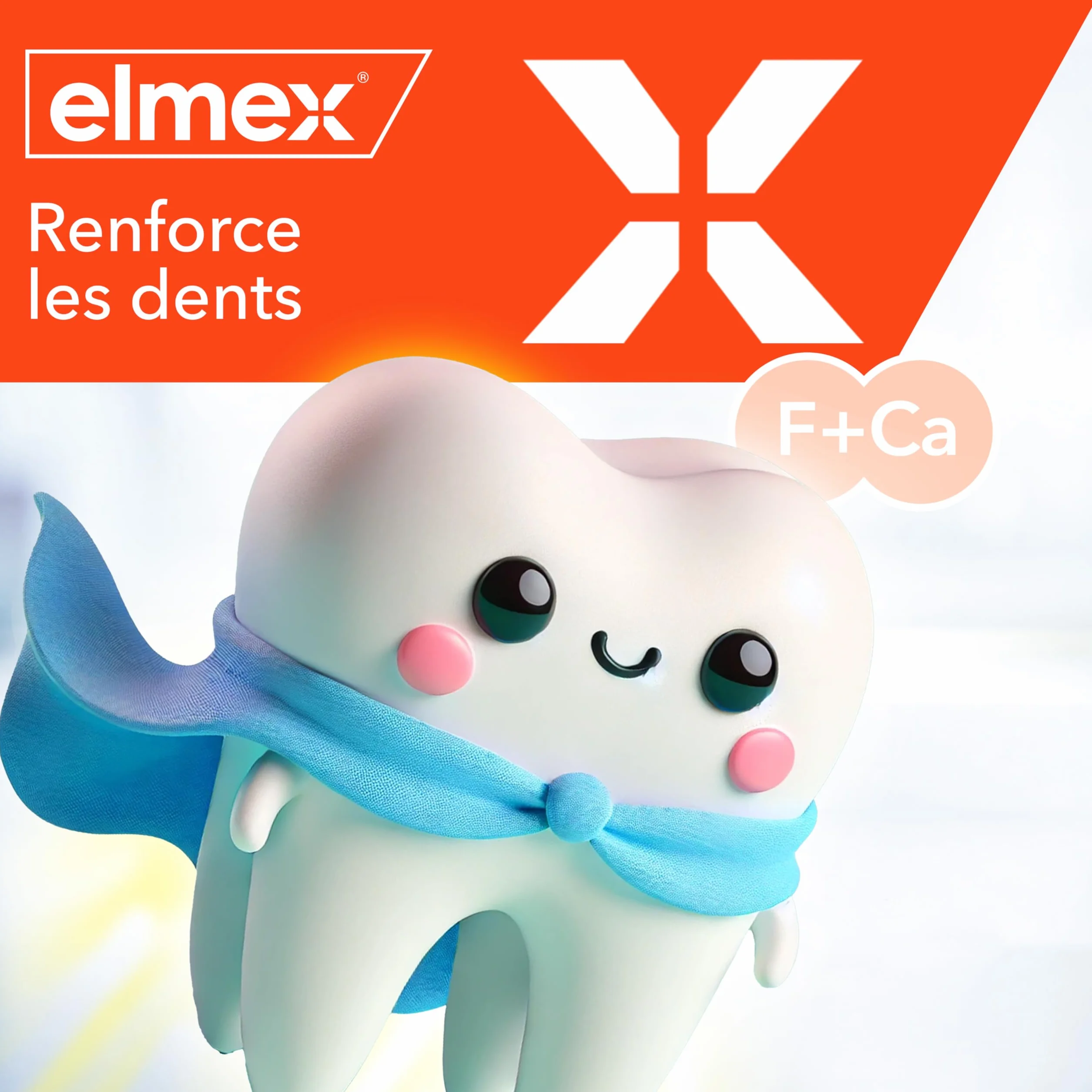 Elmex Kit Enfant Zestaw do Mycia Zębów, 2 Sztuki