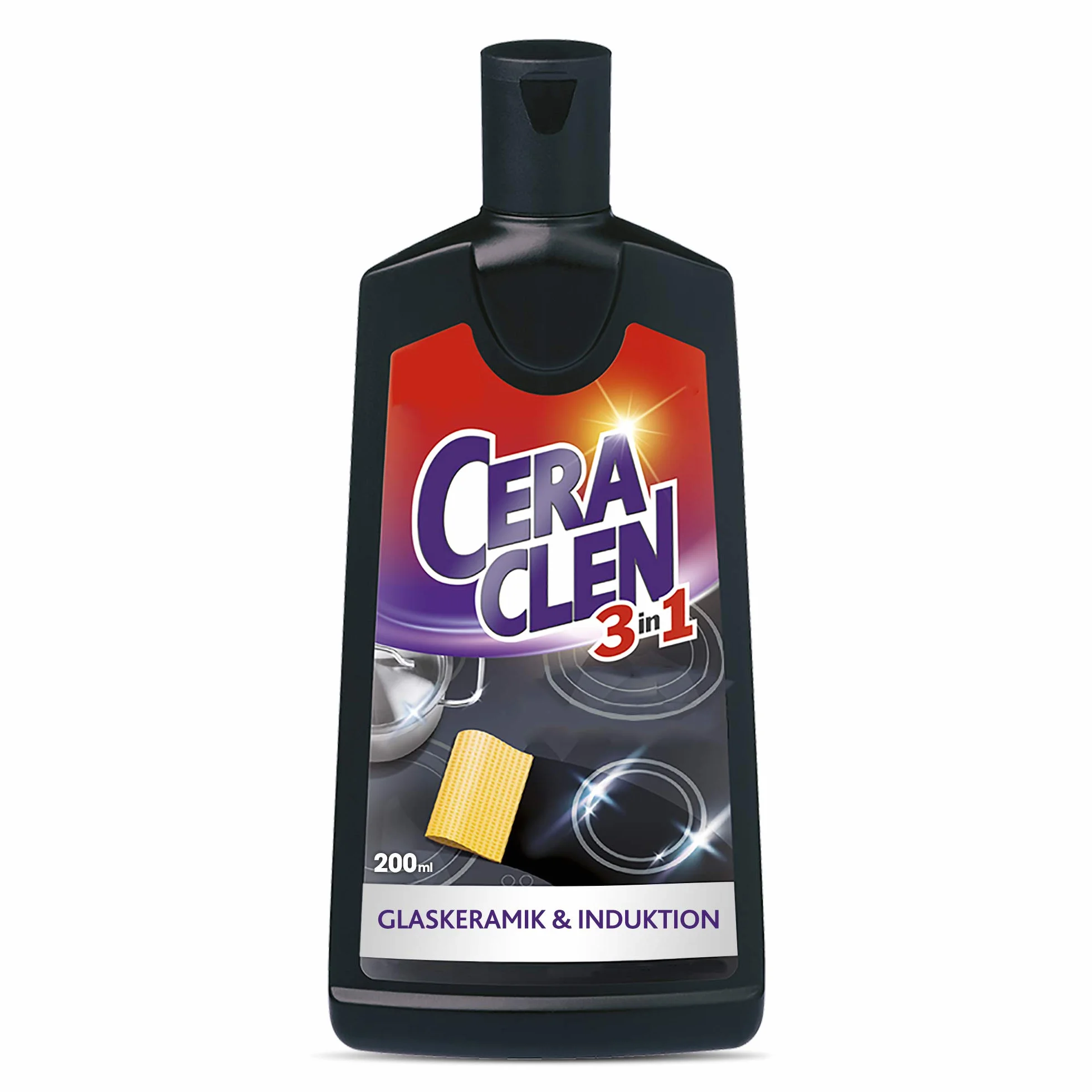 Ceraclen 43277 Środek Do Czyszczenia Płyt Kuchennych, 200ml