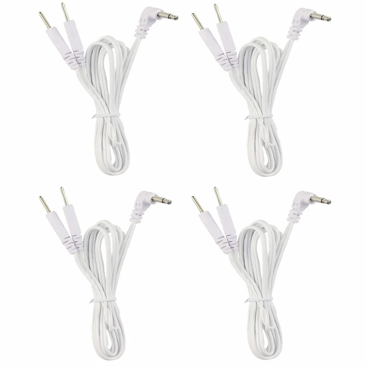 TENS kabel kabel wtyk DC 3,5 mm pin 2 mm połączenie do urządzenia fizjoterapii TENS 4 sztuki