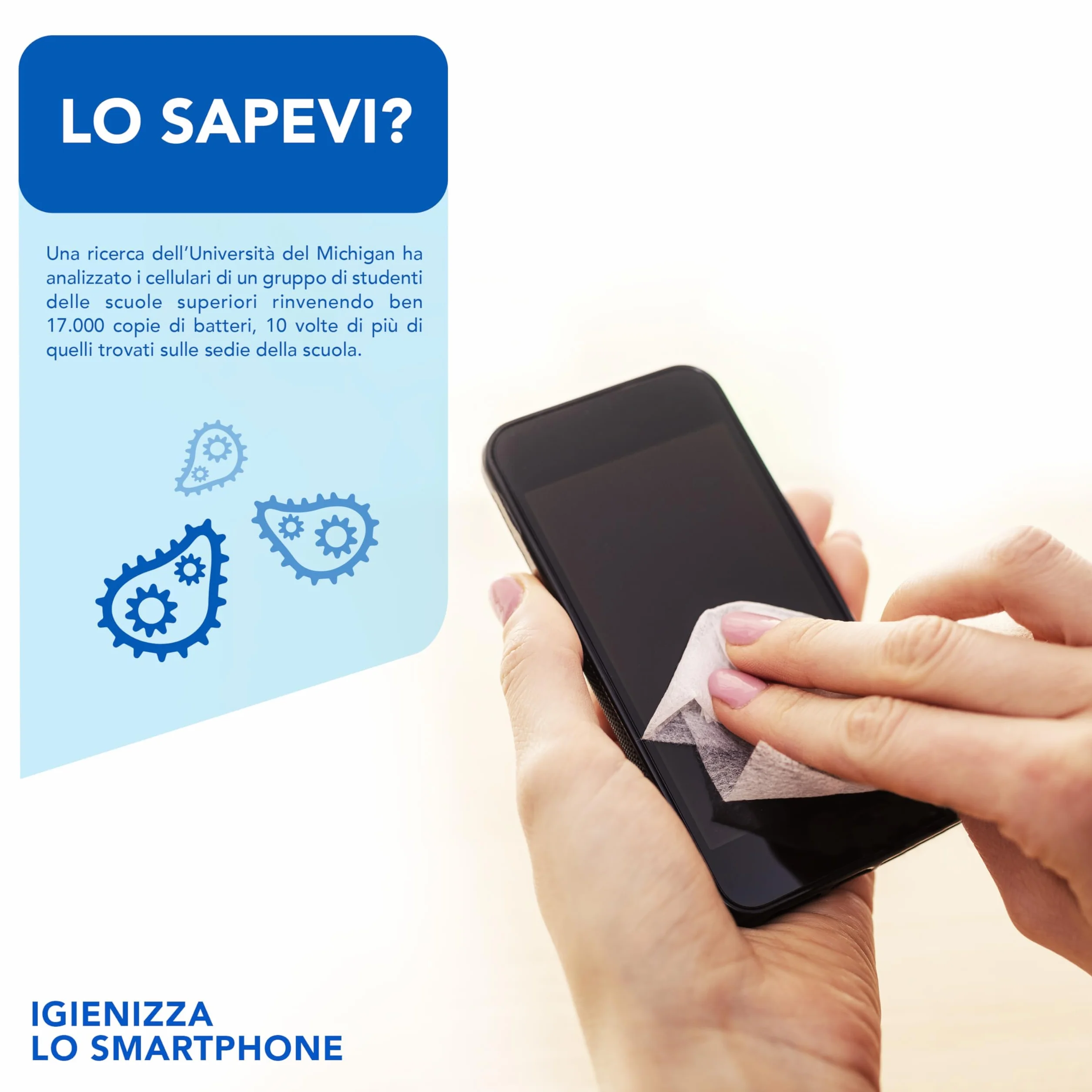Chusteczki dezynfekcyjne 70% alkohol izopropylowy 65x30 mm 2x100 sztuk AIESI® HOSPIPADS