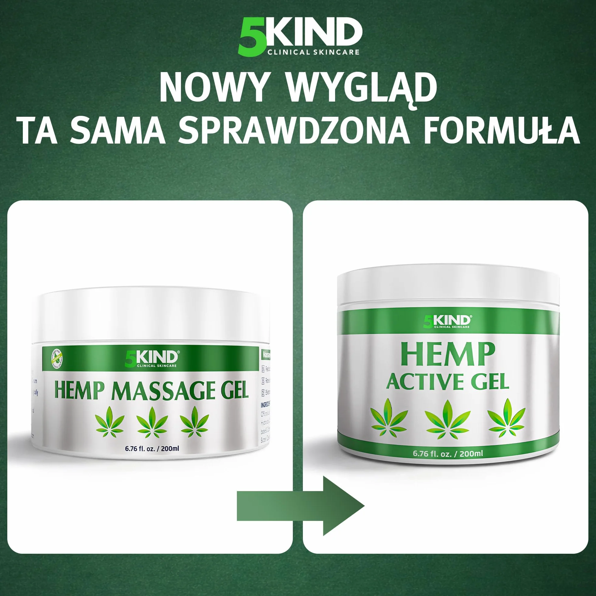 5kind maść z żelu konopnego z konopi 200 ml – wysoka dawka żelu konopnego – uspokaja stawy i mięśnie, stopy, kolana, kark, ramiona, plecy i zakwasy, żel z naturalnymi ekstraktami