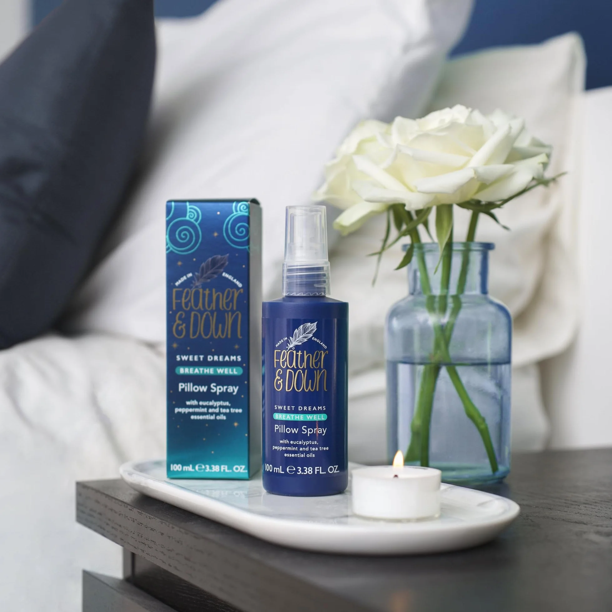 Feather & Down Spray do poduszek Breathe Well 100 ml z olejkami eterycznymi