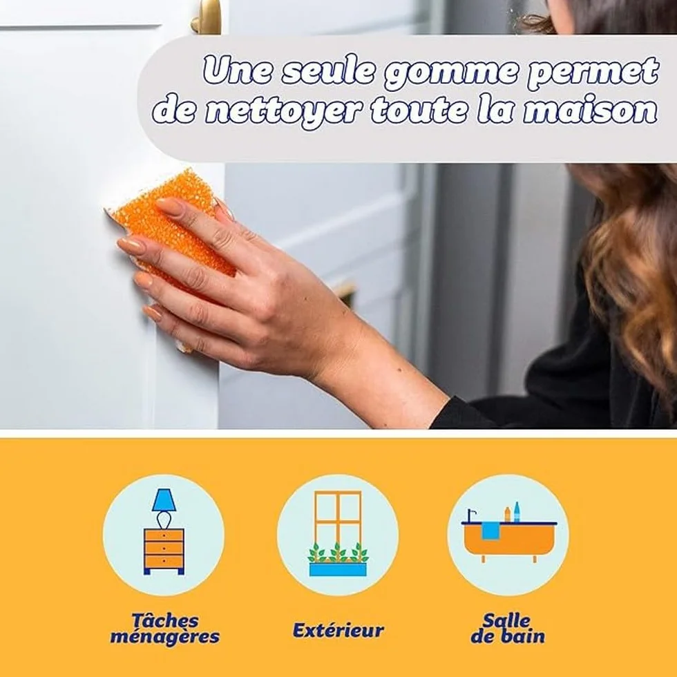 Scrub Daddy Eraser Gumka do Ścierania Biały Niebieski 2 szt.
