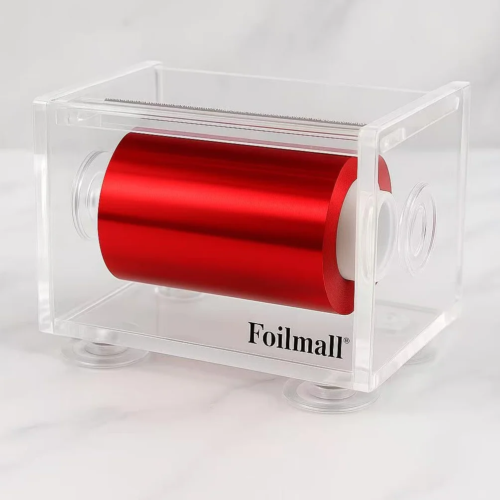 Zestaw rolek folii aluminiowej 12 cm x 50 m 22 mikronów 4 kolory
