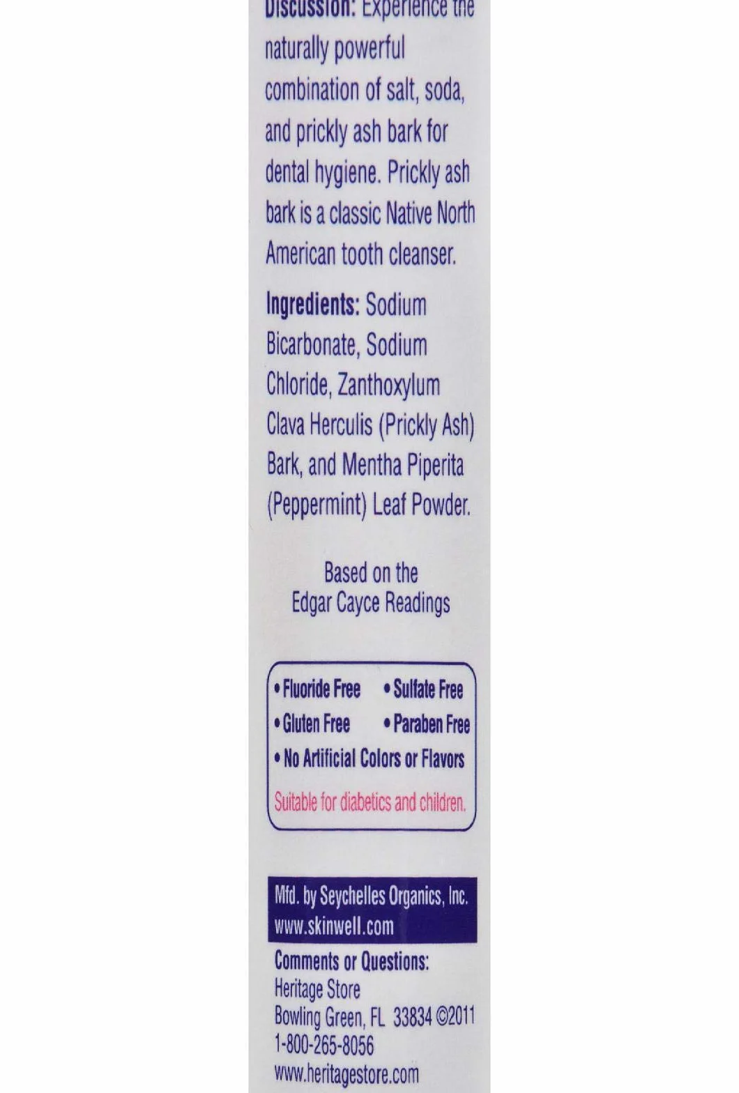 Heritage Products Ipsab proszek do zębów miętowy 4 oz