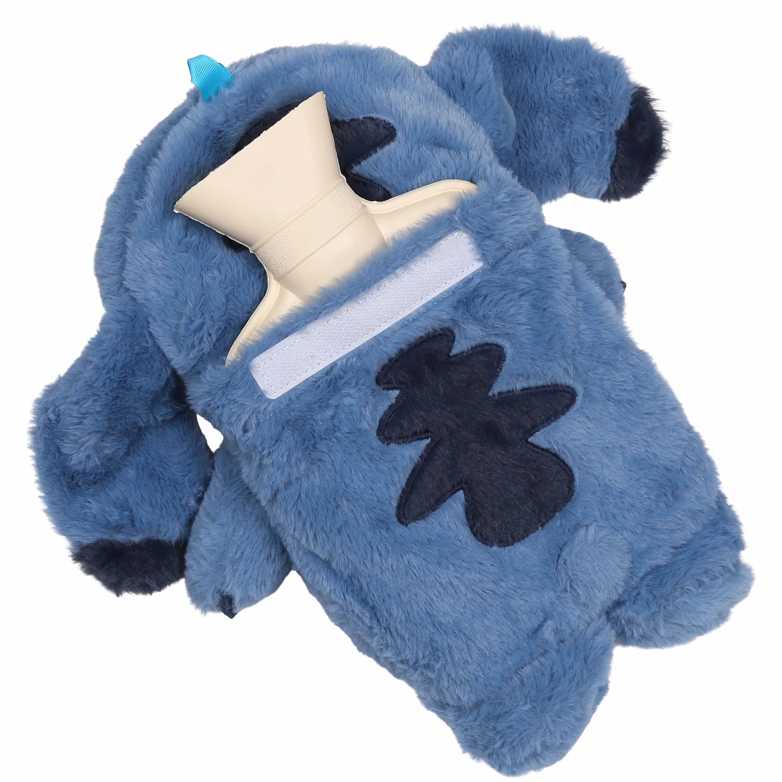 DISNEY Stitch Gumowy termofor 750 ml z miękką poszewką