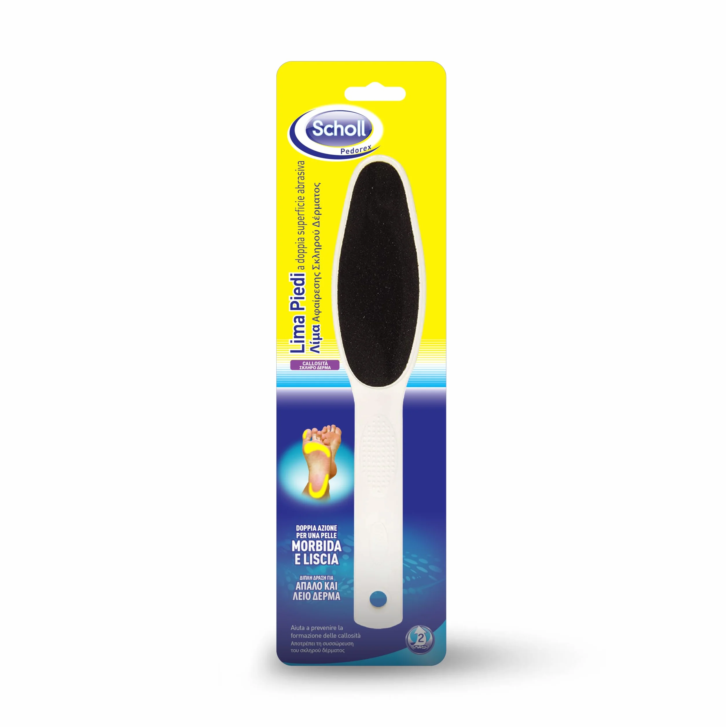 Scholl Lima Feet 8053274 Pilnik do Stóp, Biały, 1 Sztuka