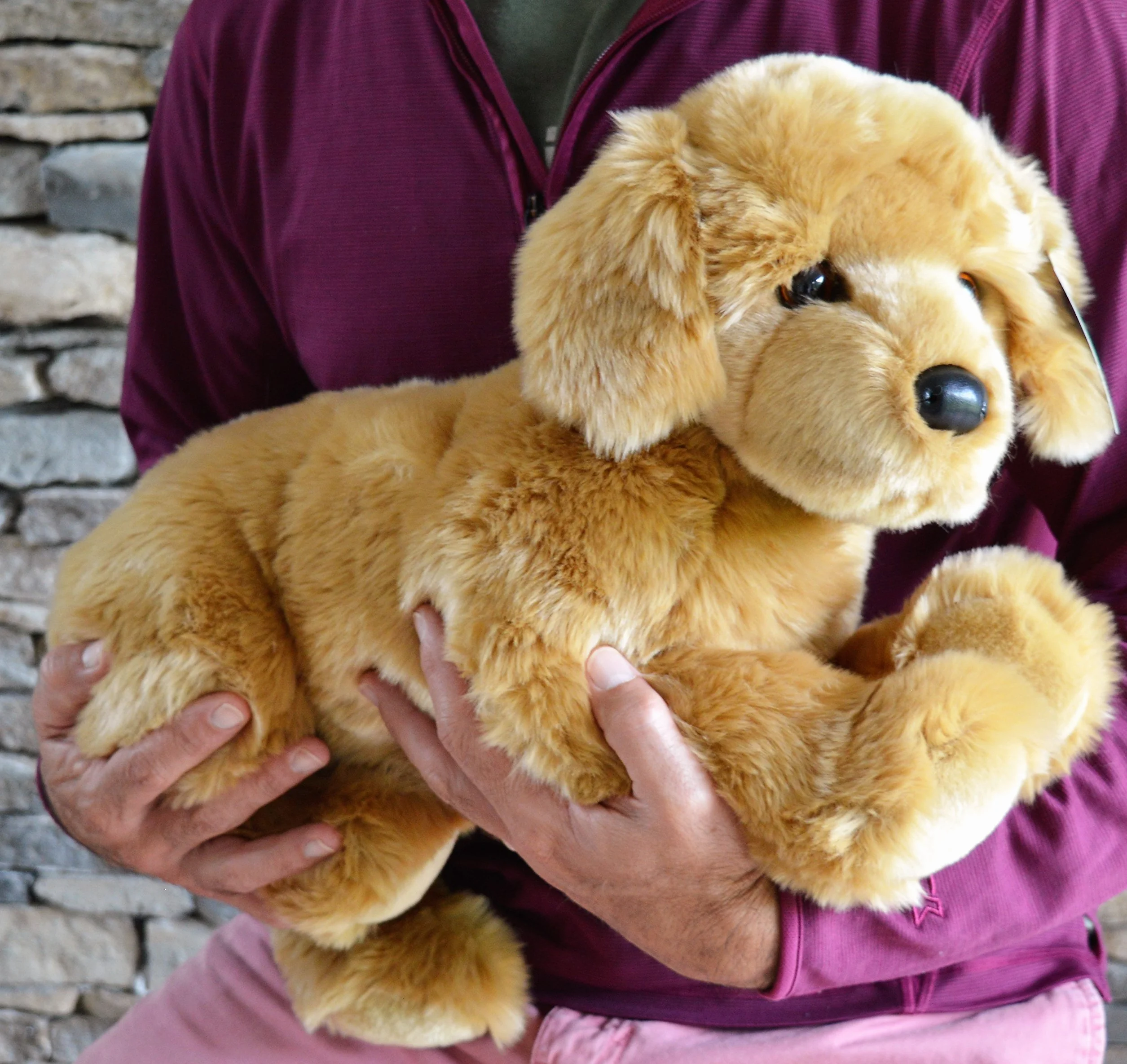Memorable Pets Duża zabawka Golden Retriever - pluszak terapeutyczny dla osób z utratą pamięci z powodu starzenia się i opiekunów