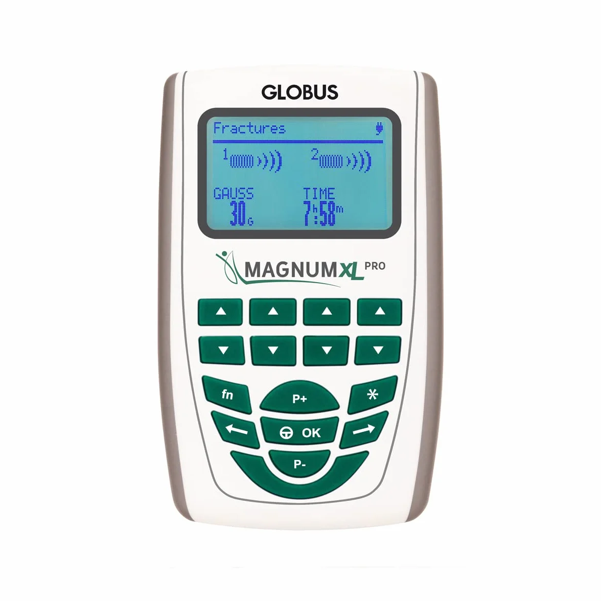 GLOBUS Magnum XL Pro elastyczne solenoidy, magnetoterapia z 46 programami do leczenia zaburzeń układu mięśniowo-szkieletowego