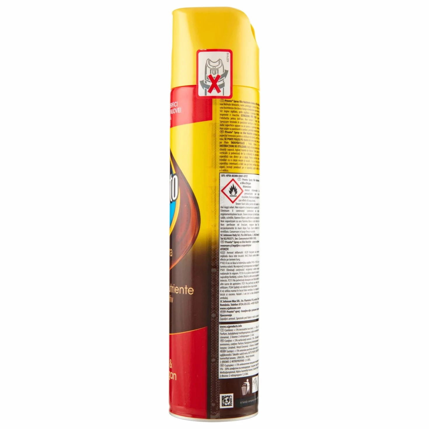 Pronto Spray Ravviva Ambra & Argan Środek Czyszczący 300 ml