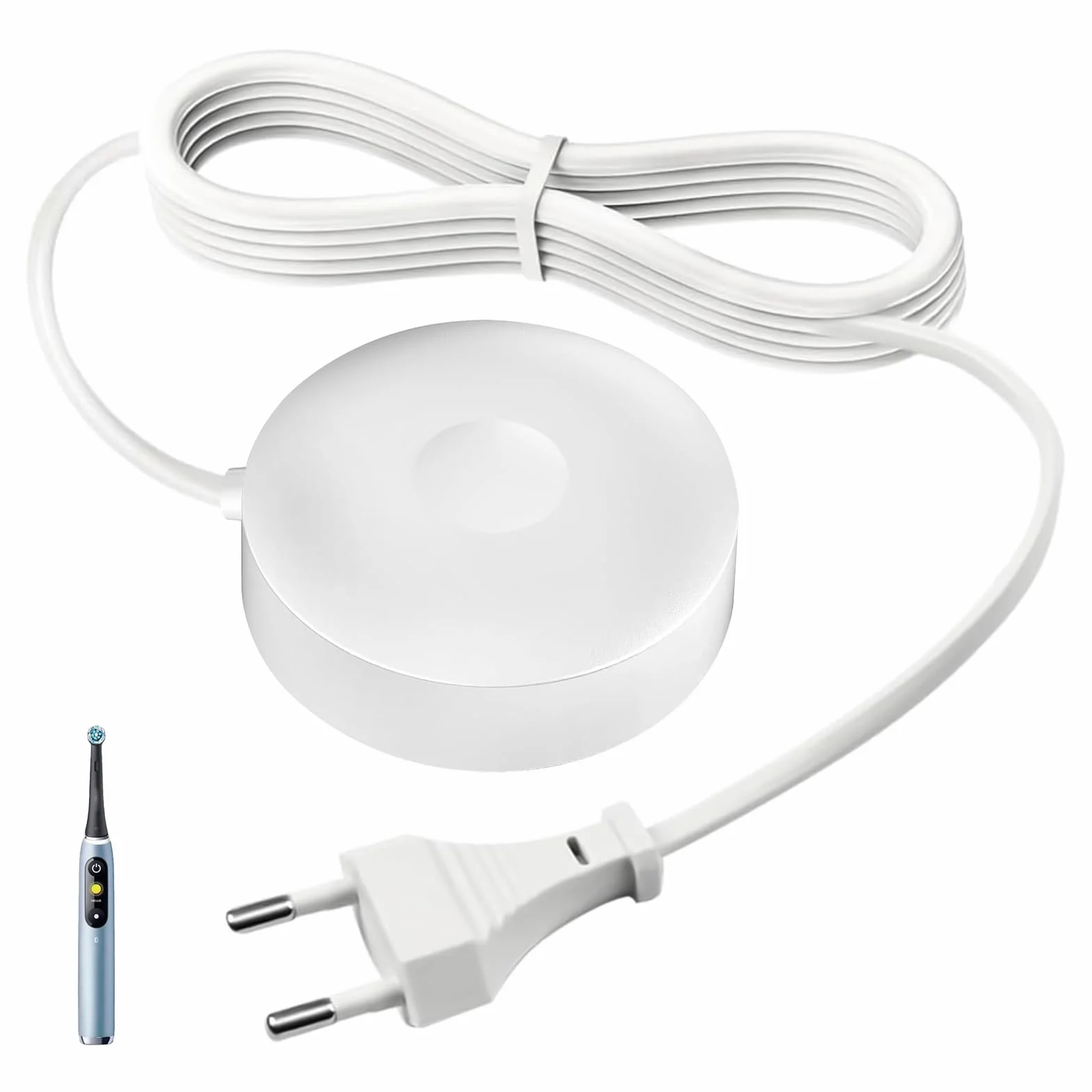 Stacja ładująca kompatybilna z Braun Oral B iO Series 7 8 9 (model 3768), zapasowa ładowarka, elektryczna szczoteczka do zębów, ładowarka, podstawa, indukcyjna stacja ładująca IPX7, wodoszczelny
