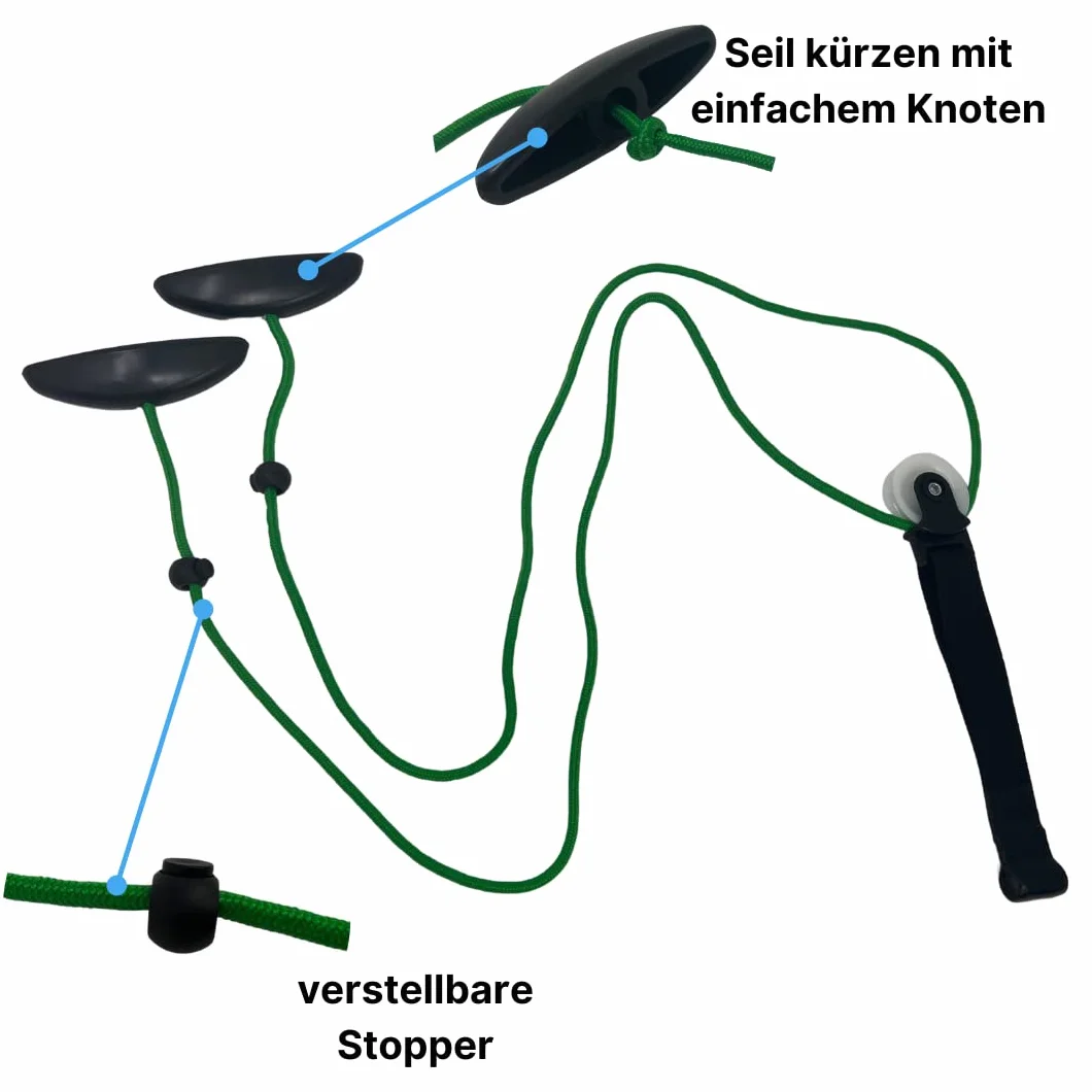 Pulley zestaw do treningu ramion linka linowa uchwyty mocowanie rehabilitacja