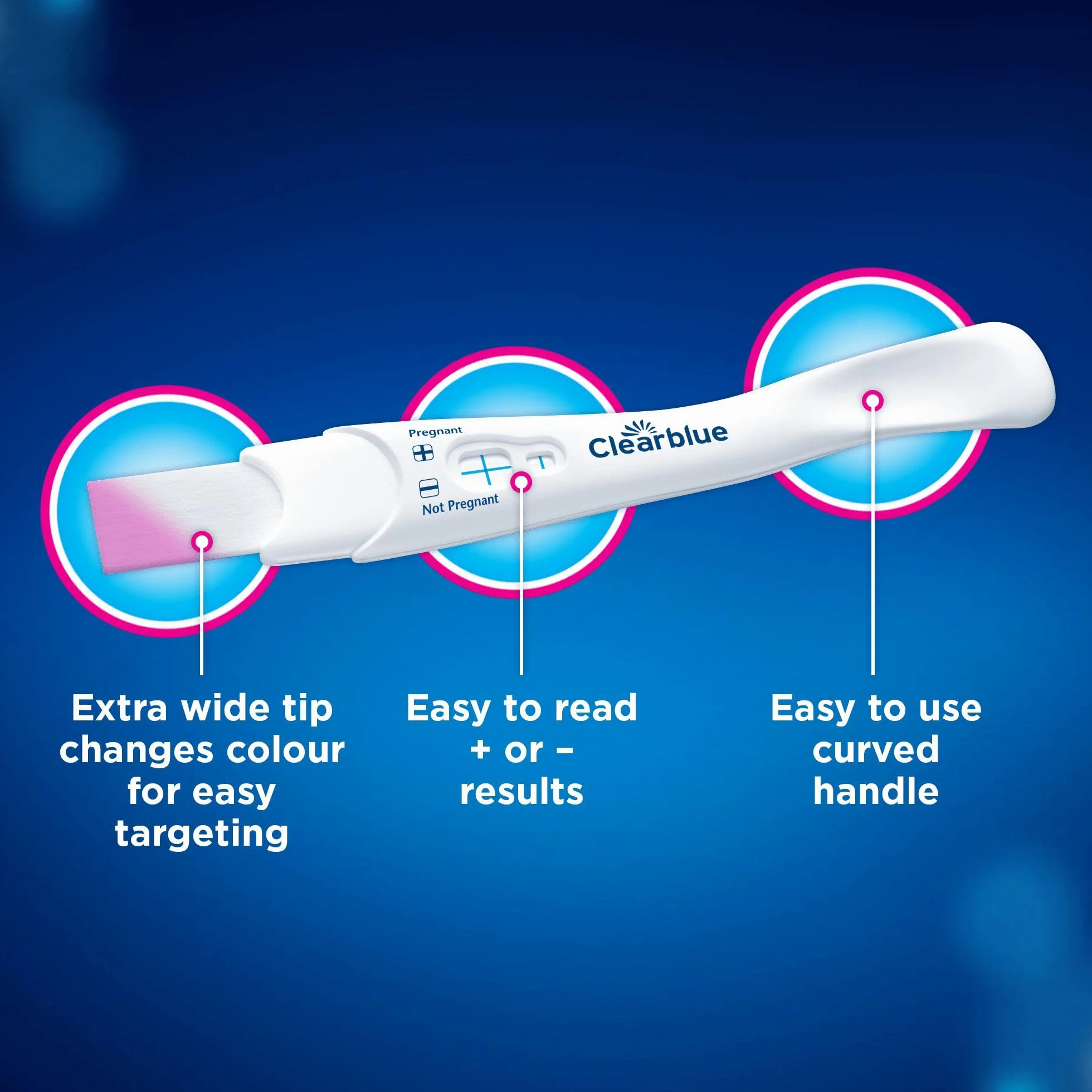 Clearblue Test ciążowy Double Check & Date Combo Pack, Result As Fast As 1 Minute (Visual Stick) & Tells You How Many Weeks (Digital Stick), zestaw 2 testów (1 cyfrowy, 1 wizualny)