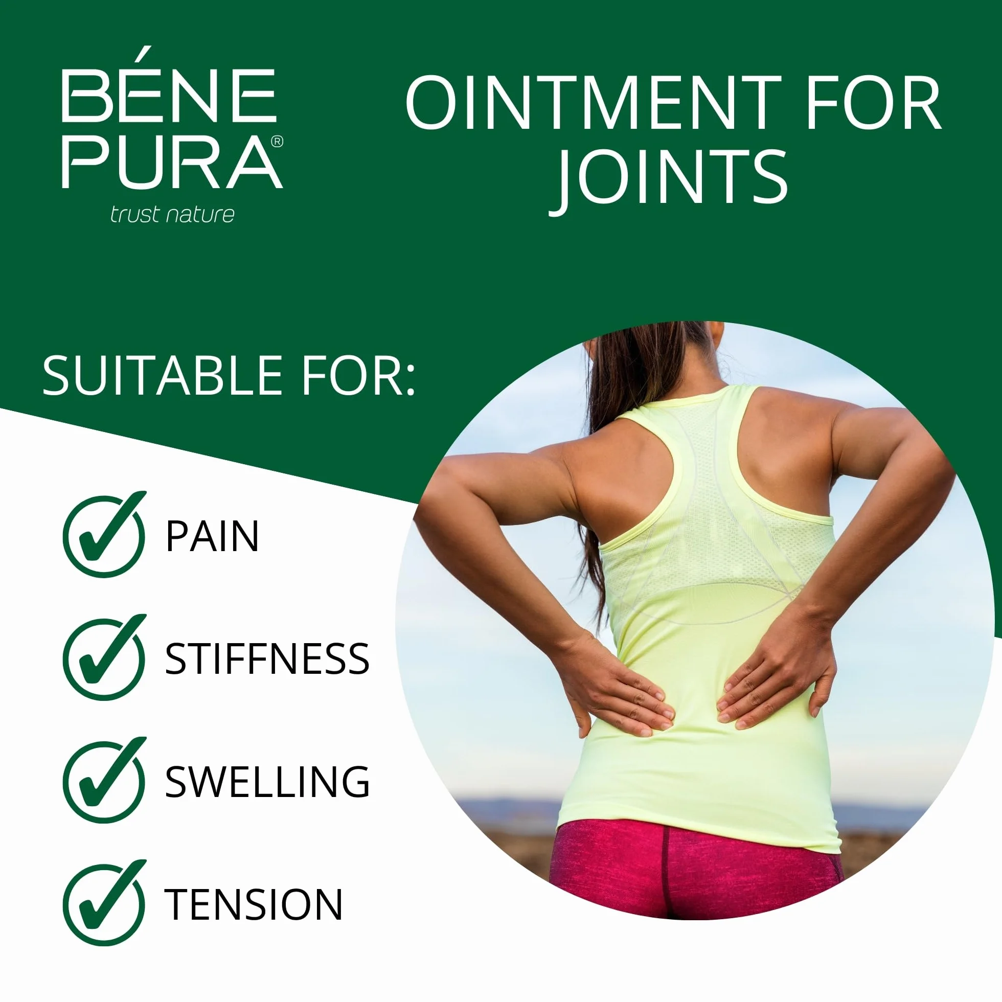 BenePura ArthroHit 2 Naturalna maść ziołowa 40ml na ból ścięgien stawów i mięśni