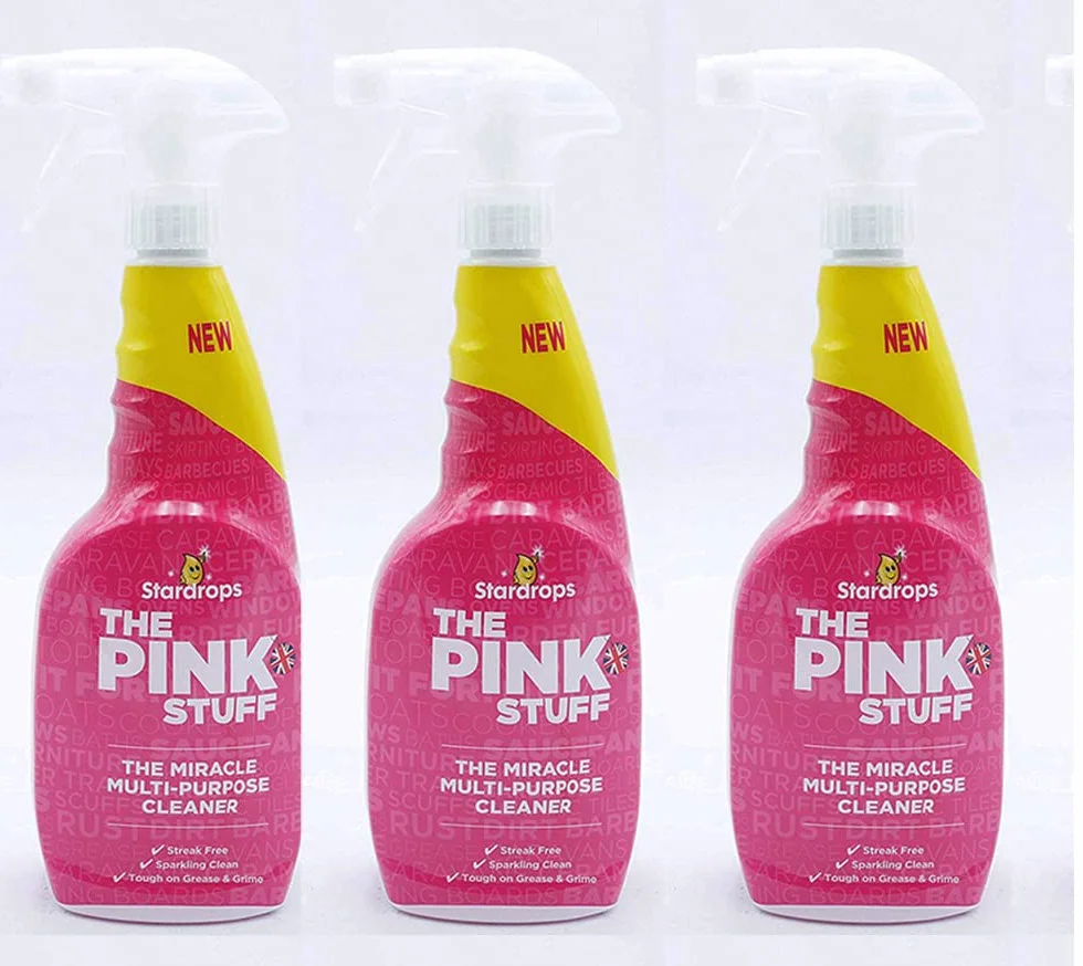 Pink Stuff Trigger - Zestaw 3 środków czyszczących - 750 ml