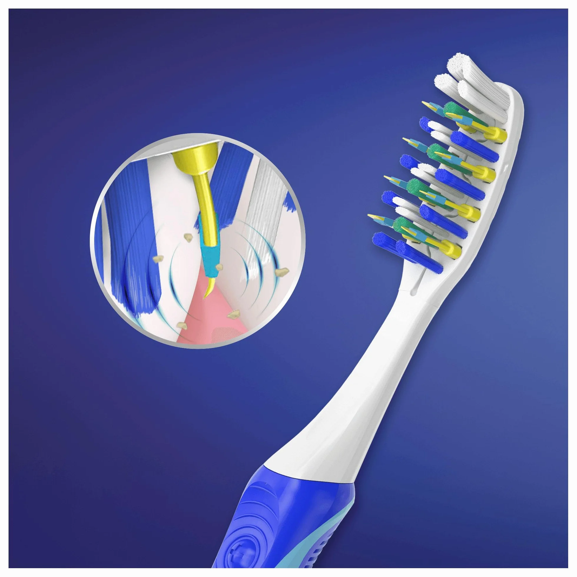 Oral-B Pulsar Pro-Expert 2 x ręczne szczoteczki do zębów, z wibrującym włosiem zasilanym bateryjnie dla głębszego zasięgu, wąski uchwyt, (kolory mogą się różnić)