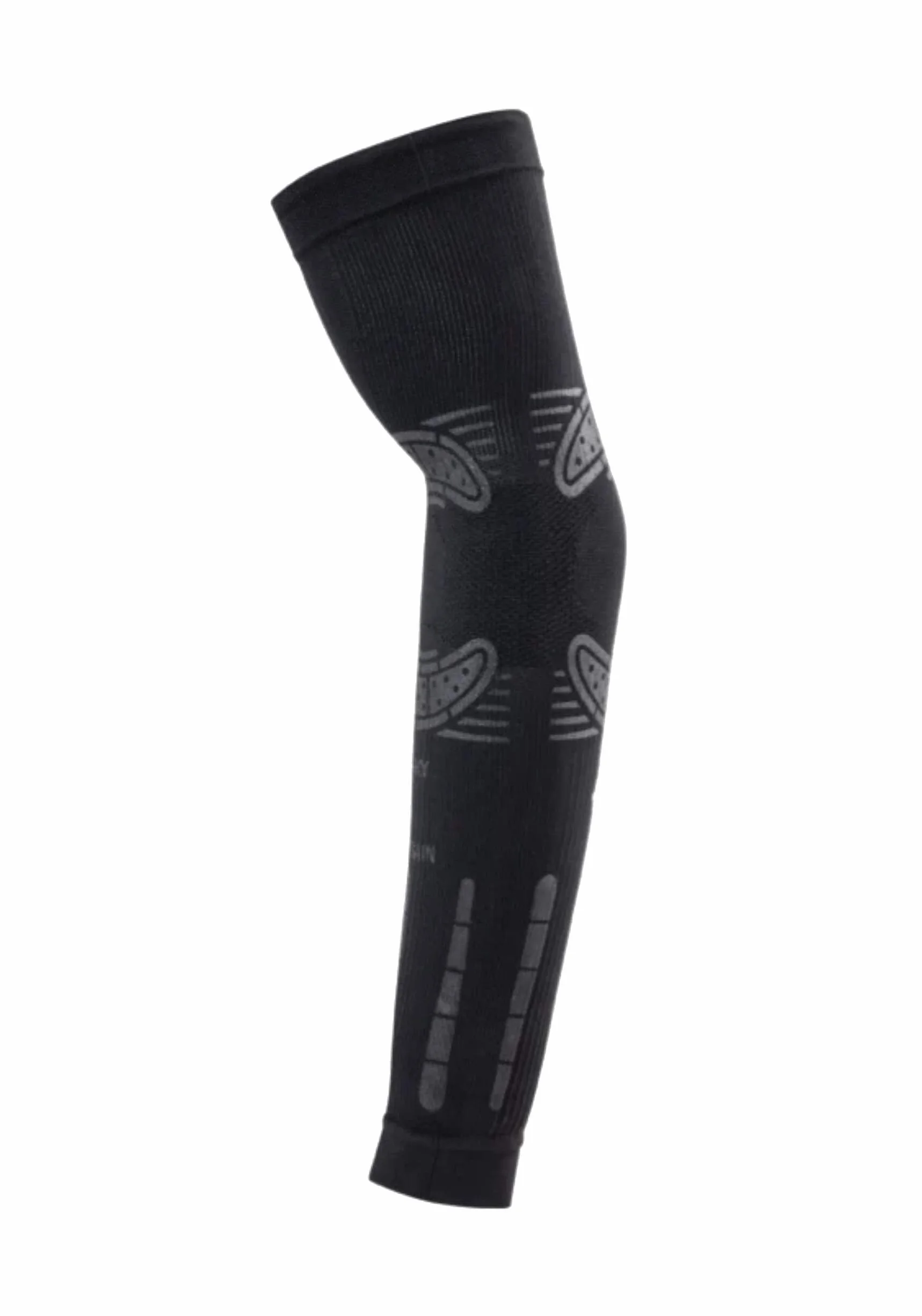 FLOKY biomechaniczny rękaw sportowy kompresyjny 2 sztuki czarne L/XL