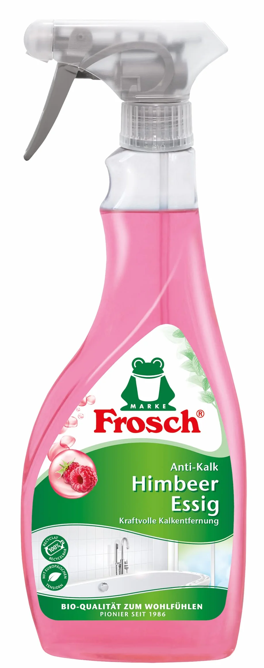 Frosch Środek do czyszczenia antywapiennego ocet malinowy 0,5 l
