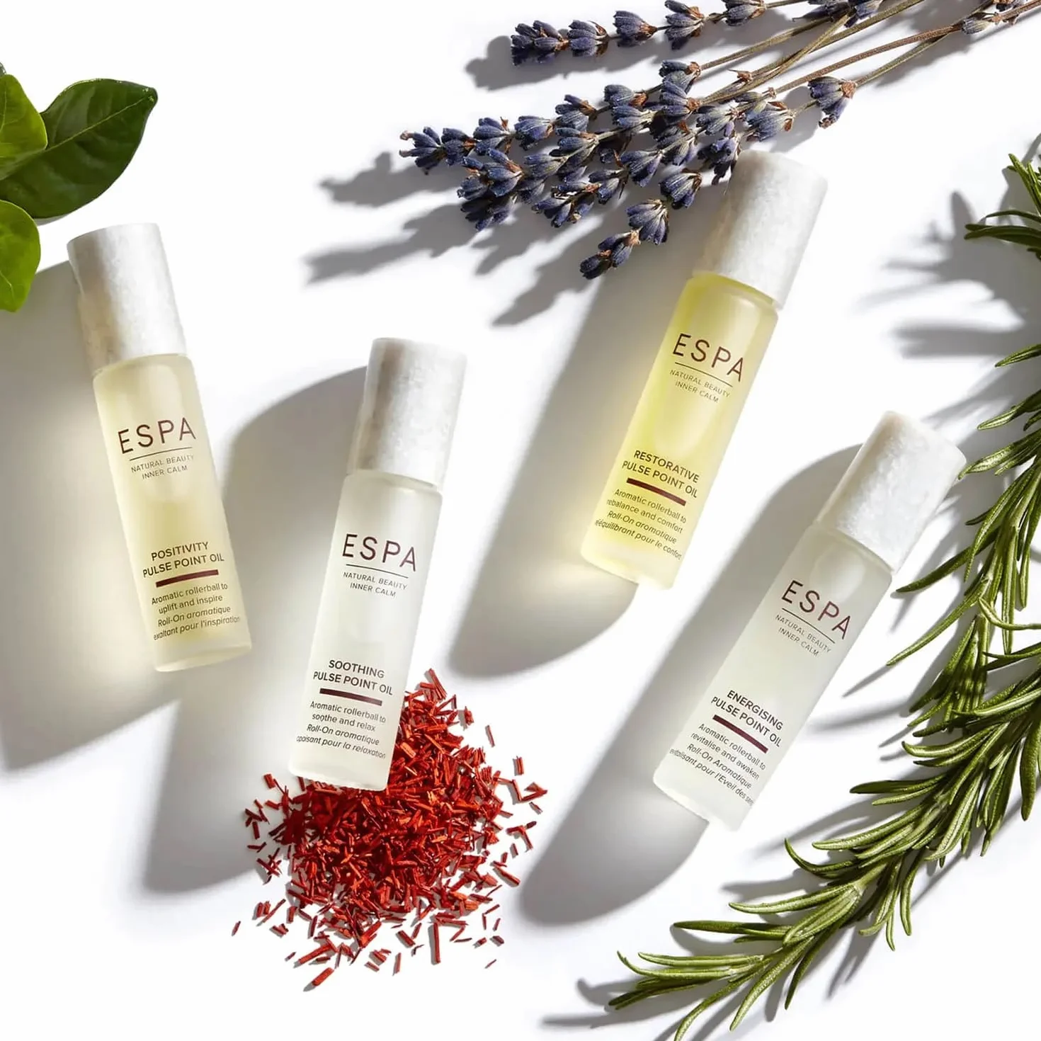 ESPA | Energetyzujący olejek z punktami pulsacyjnymi, 9 ml, mięta pieprzowa, eukaliptus i rozmaryn, certyfikat COSMOS Natural