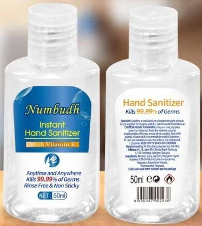Instant Hand Sanitizer - Handgel 75% alkohol