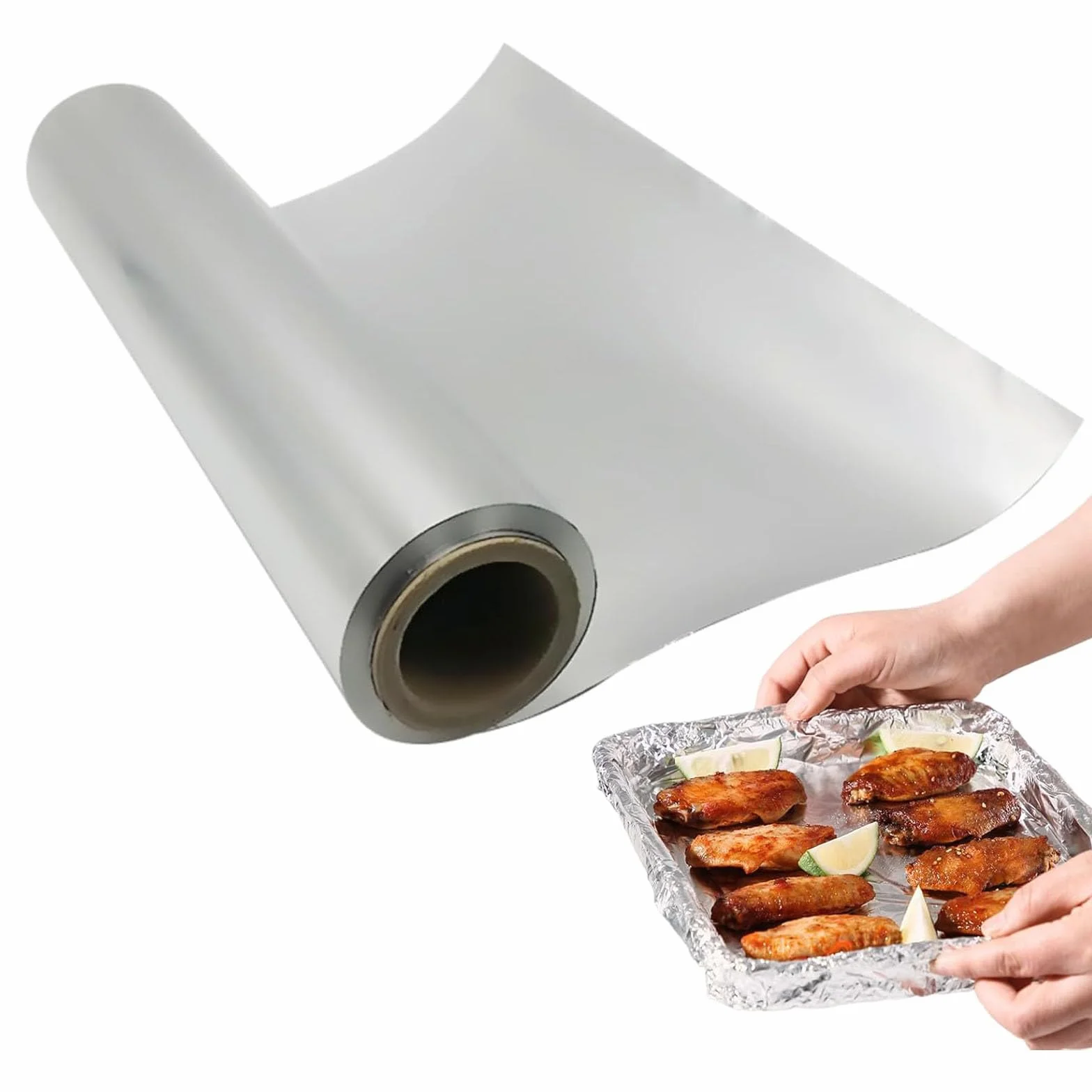 Folia aluminiowa do grilla 60 m x 30 cm catering roll