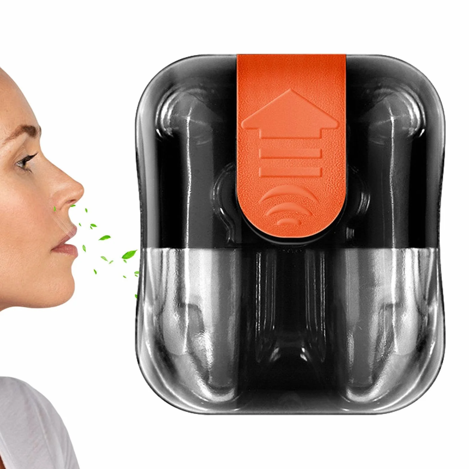 Sztyft do nosa do aromaterapii, 2 sztuki, z klamrą do nosa, przenośny kij do aromaterapii, pobudzający zapach i inhalator z oparami energii, zapobiega nudnościom, podczas podróży, nudnościom w