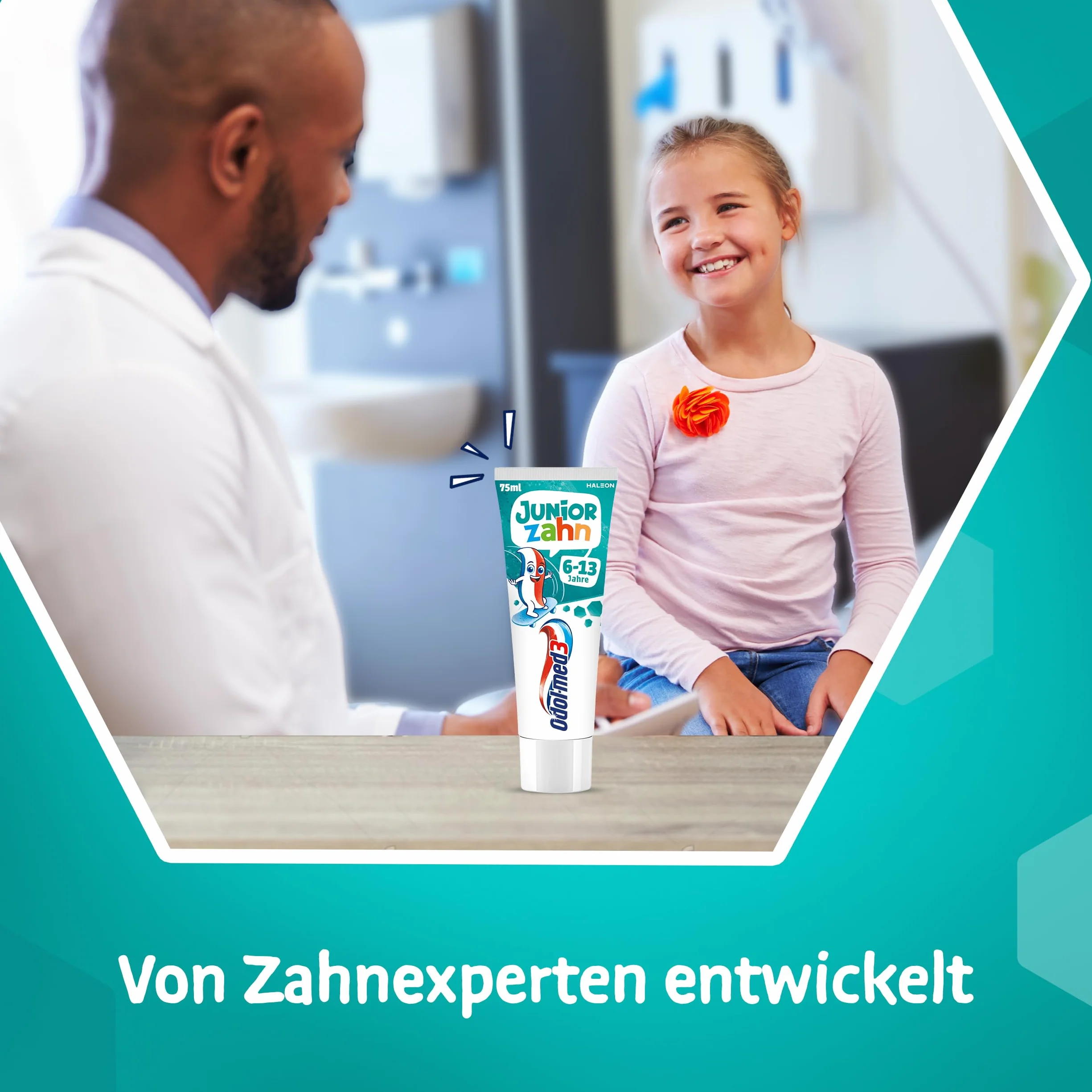 Odol-med3 pasta do zębów dla dzieci 6+ 4 x 75 ml ochrona zębów mlecznych i stałych