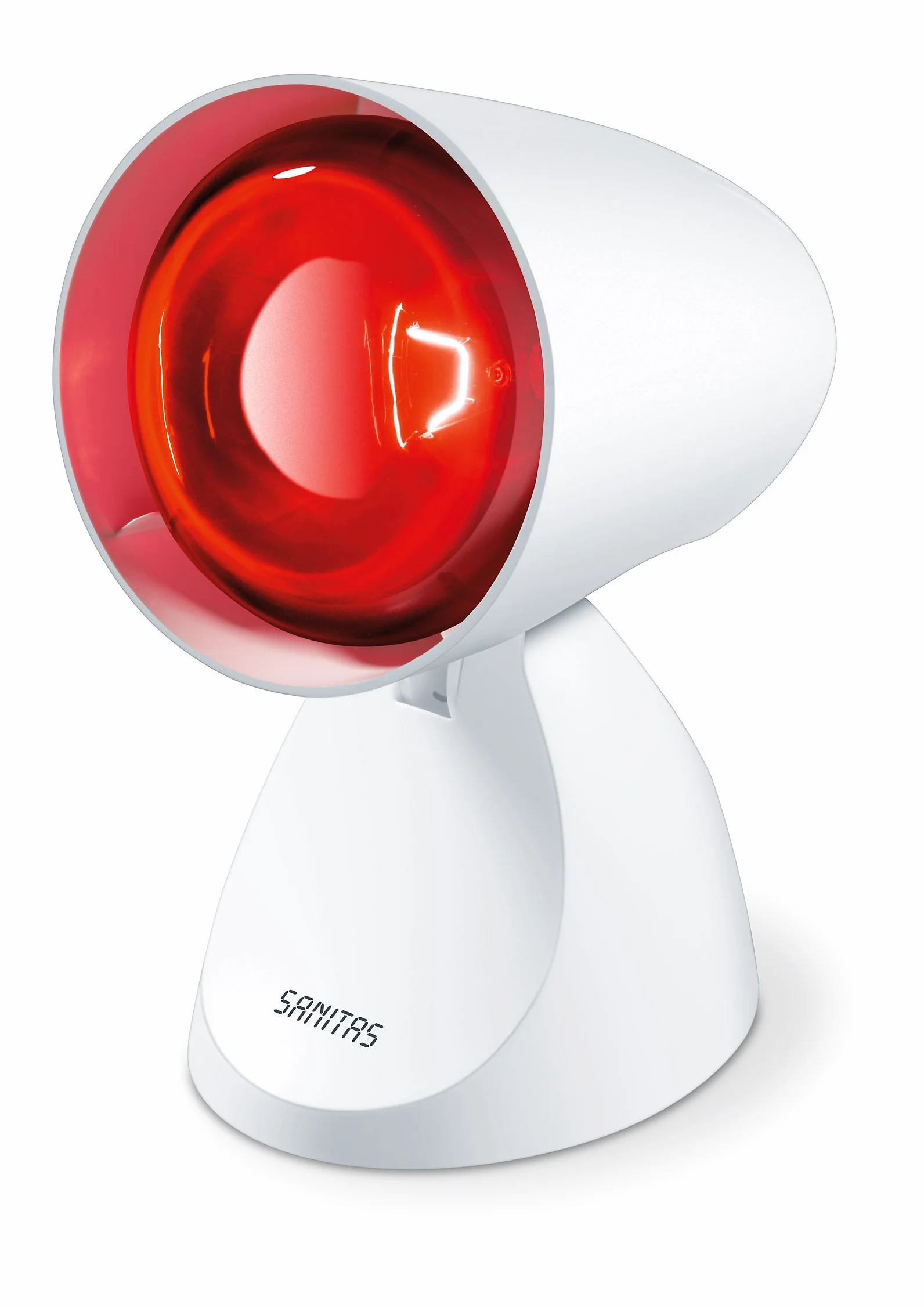 Sanitas SIL 06 Lampa na podczerwień, kojące ciepło wspomagające proces leczenia w przypadku przeziębienia, bólu mięśni lub stawów, poprawa wyglądu skóry, z 5 kątami nachylenia