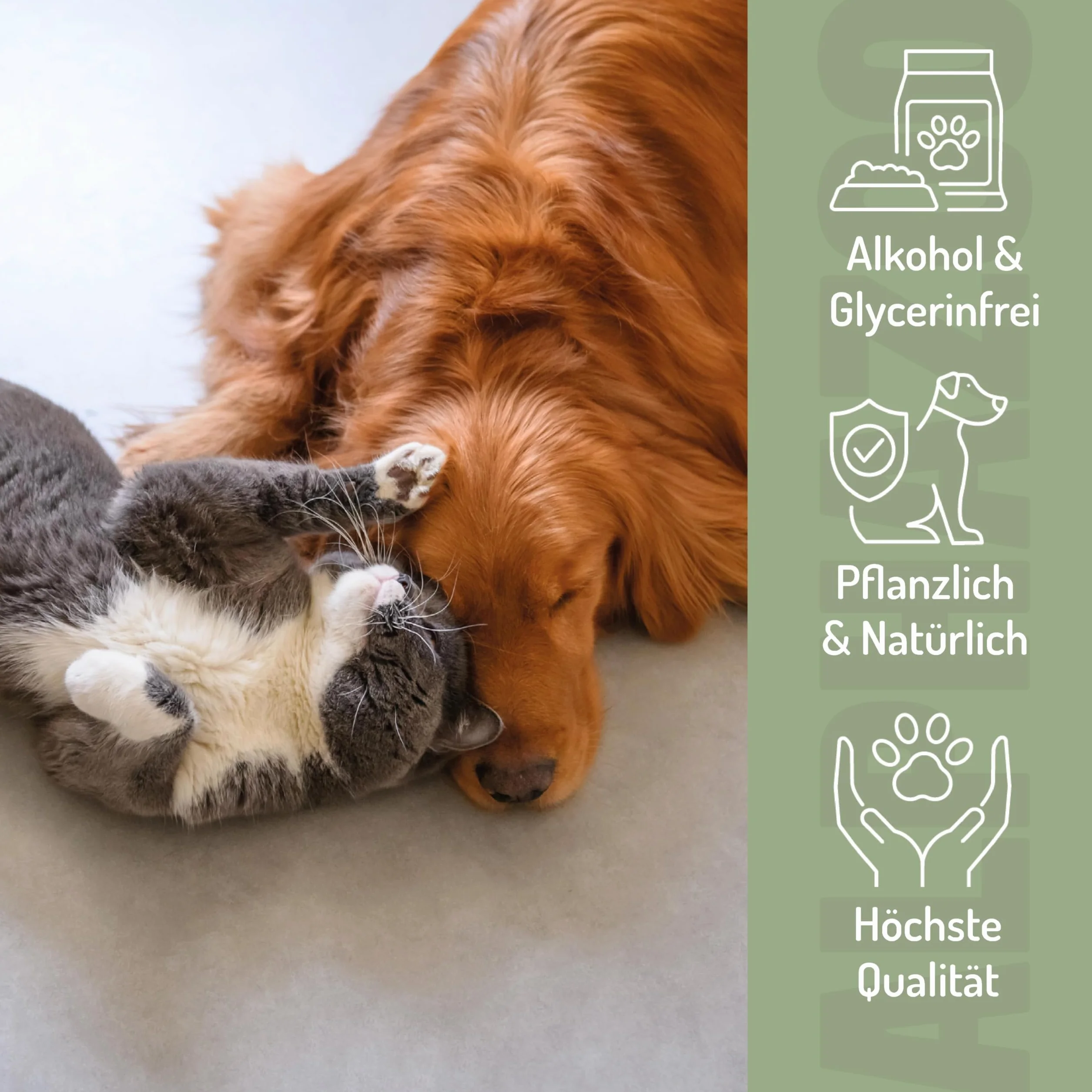alphazoo Seelenruhe Bach kwiaty dla psów i kotów 15ml, globulki przeciw pośpiechowi i stresowi zwierząt, naturalnie łagodny środek uspokajający dla spokoju i równowagi, mieszanka kwiatów według dr Bacha