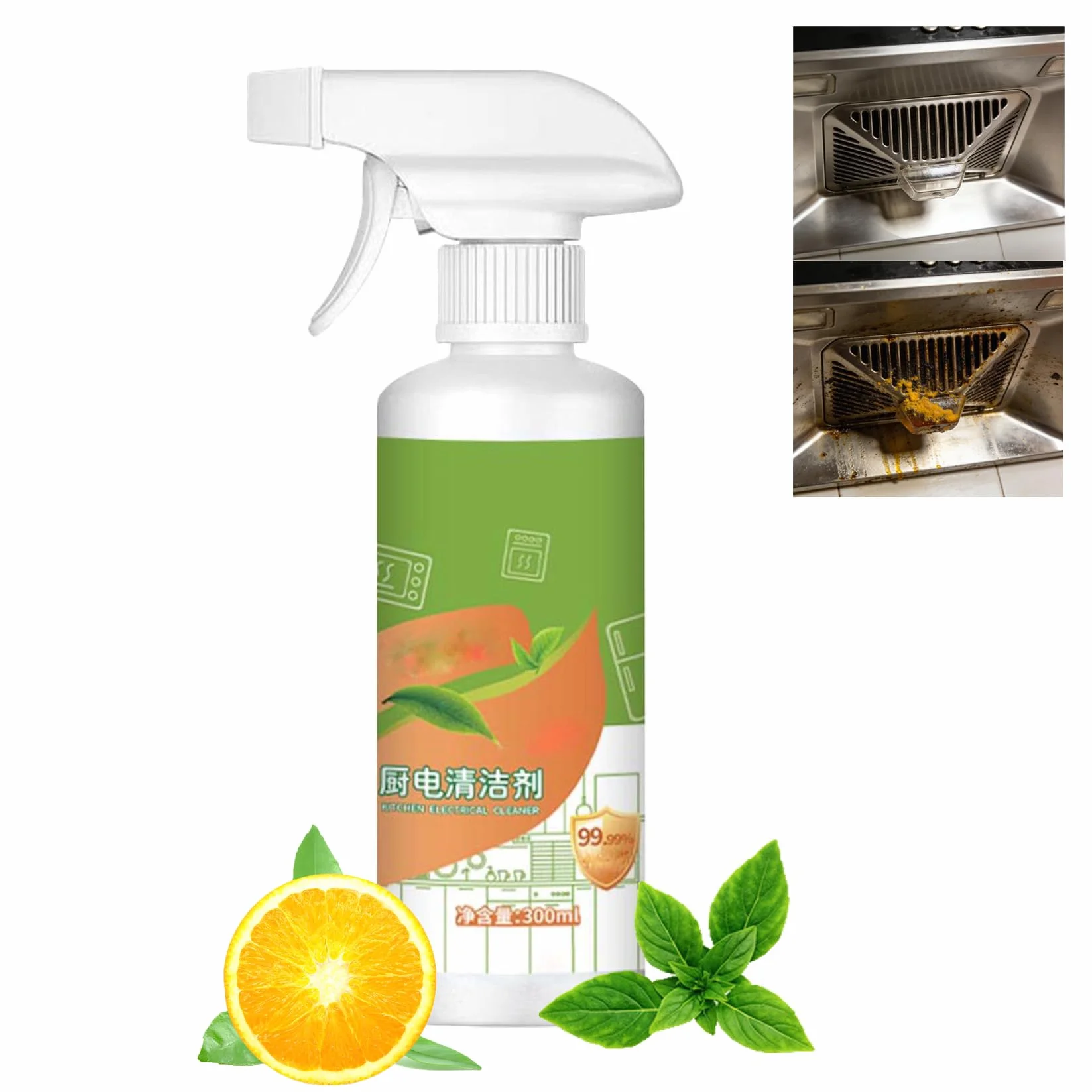 Fly Cleanse Natural Formula Appliances, wysoka skuteczność odtłuszczania i odstraszania, uniwersalny środek czyszczący na bazie oleju, ekologiczny spray do piekarnika (1 szt.)