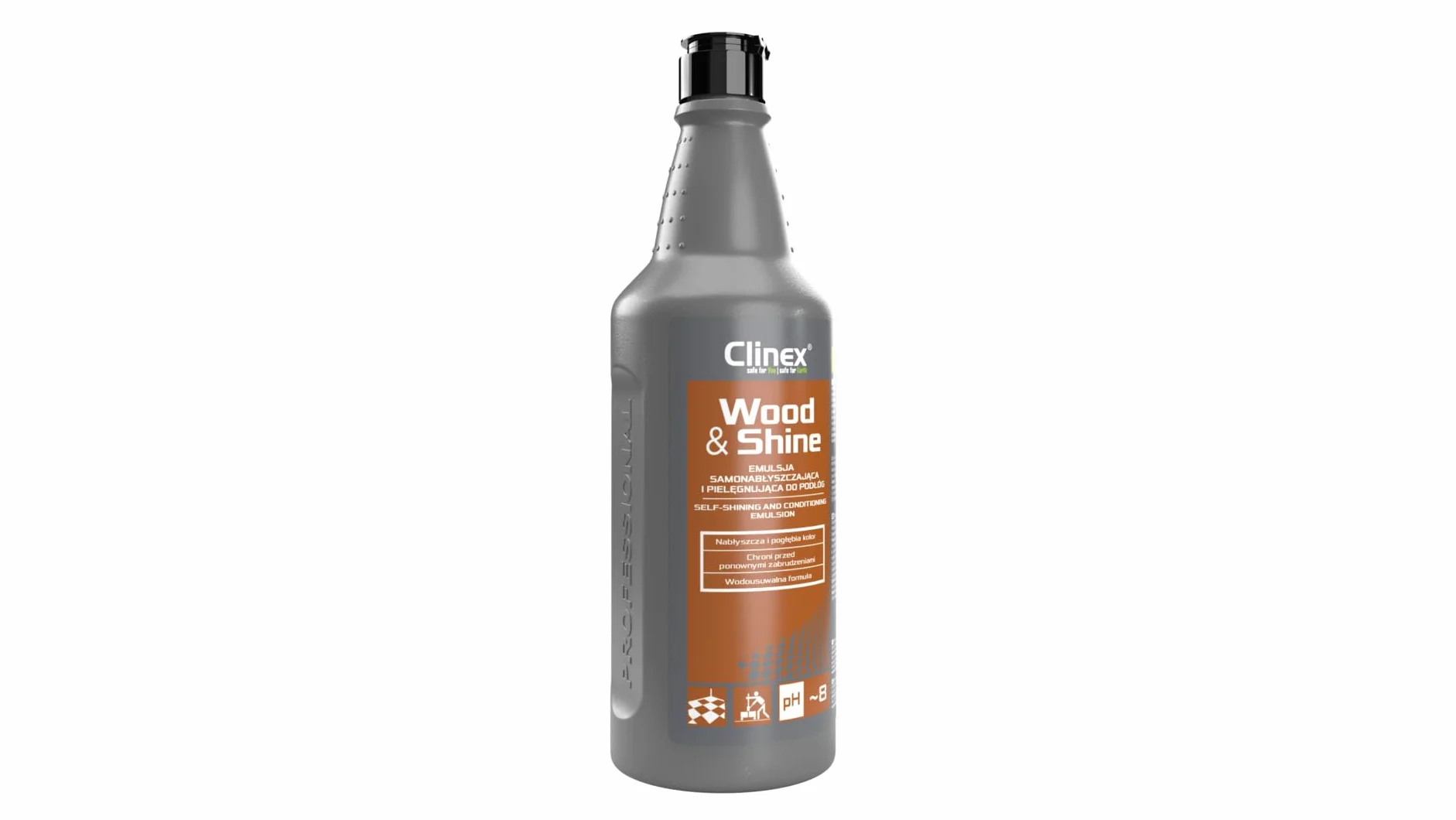 CLINEX Wood&Shine emulsja samopołyskująca do podłóg drewnianych 1 l