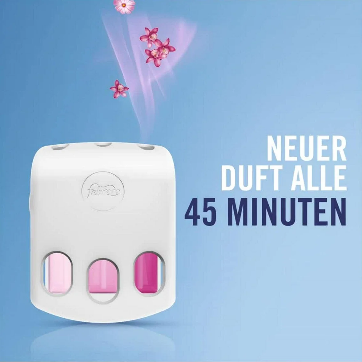 Febreze 3Volution wtyczka zapachowa (20 ml) Bali Jasmin i limonka, uzupełniająca, zapach do pomieszczeń i odświeżacz powietrza