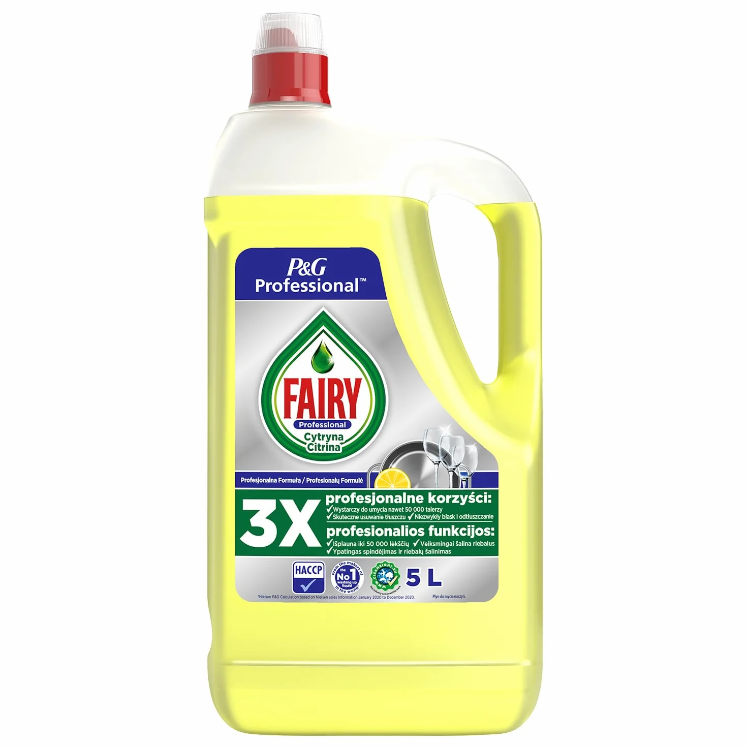 FAIRY P&G Professional LEMON LÍQUIDO LAVAJILLAS 5L