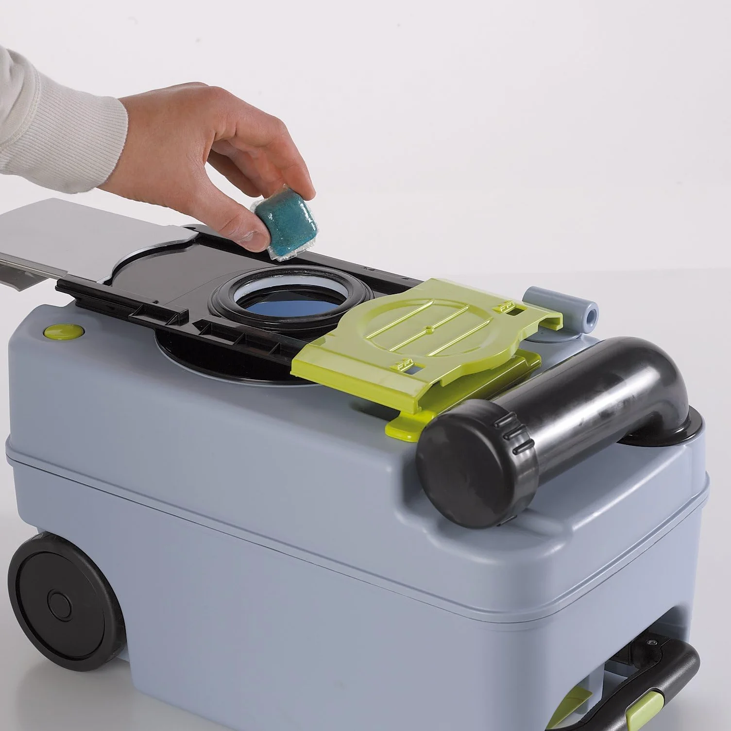 Dometic PowerCare Tabs Dodatek sanitarny do zbiorników na nieczystości, 16 tabletek, Środek czyszczący do toalety kempingowej, czysta alternatywa dla płynnych środków czyszczących