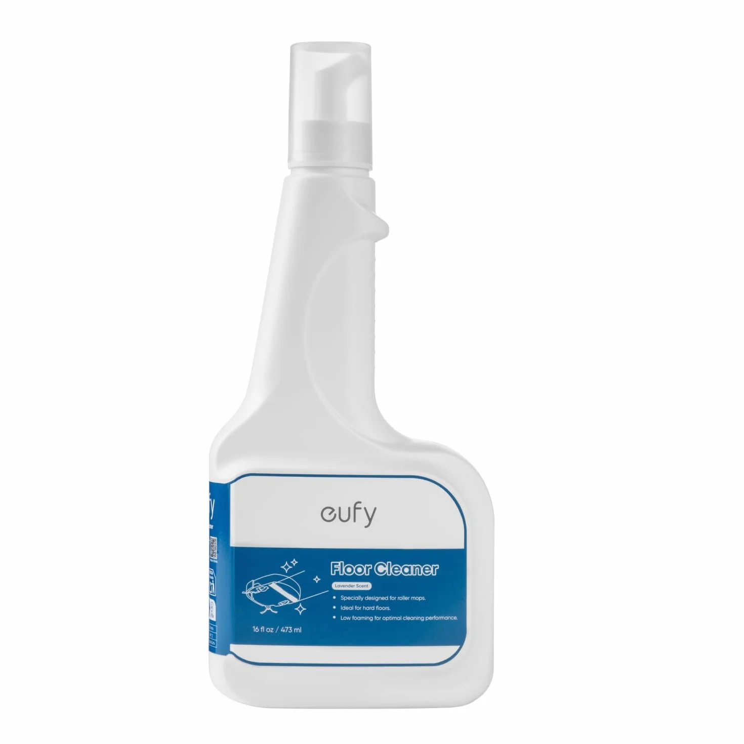 eufy RoboVac Płyn do czyszczenia twardych podłóg, stosunek rozcieńczenia 1:200, 473 ml, środek do czyszczenia podłóg, przyjazny dla środowiska, na bazie roślin, kompatybilny z C28/E28