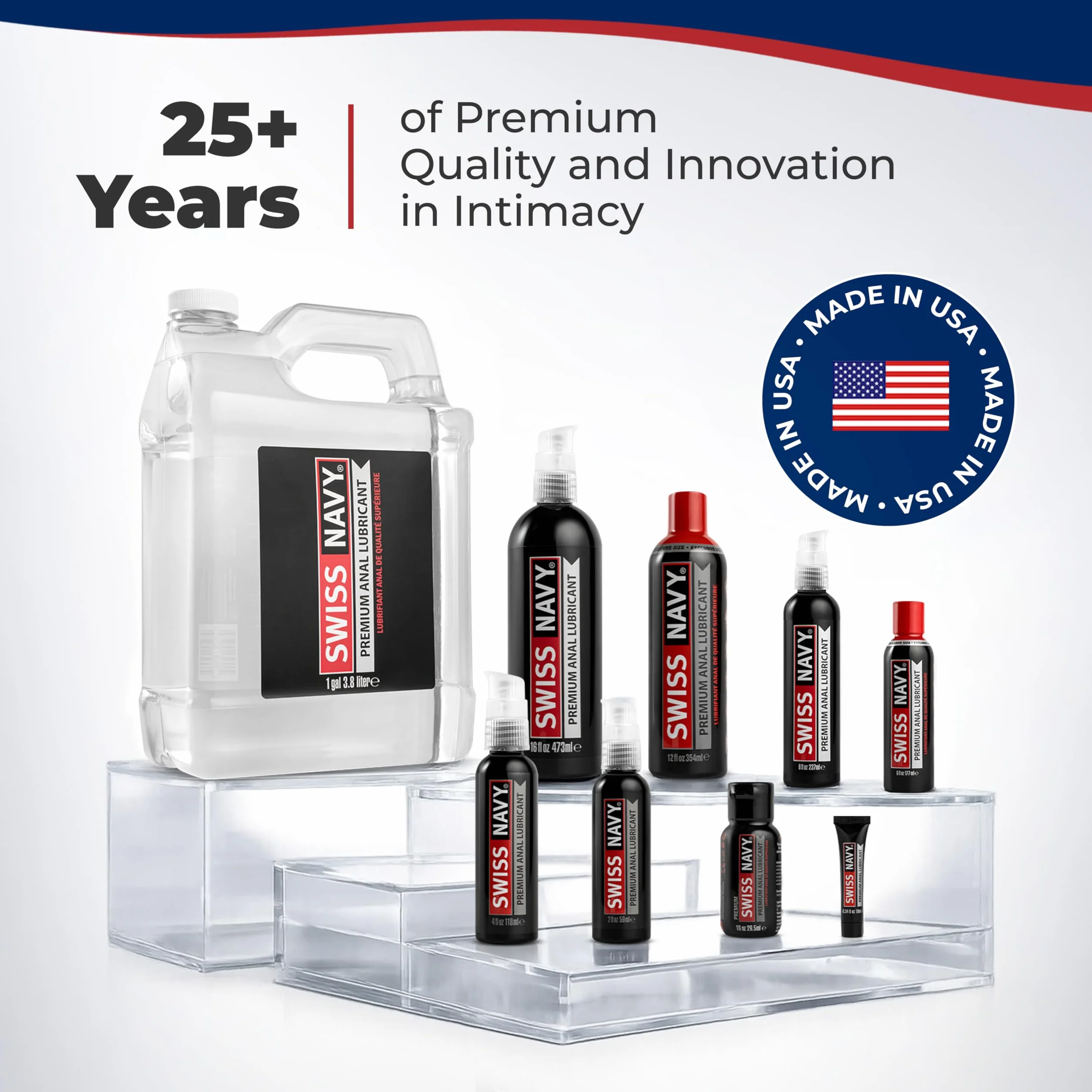 SWISS NAVY MD Science Lab Premium silikonowy środek smarujący do, 300 ml