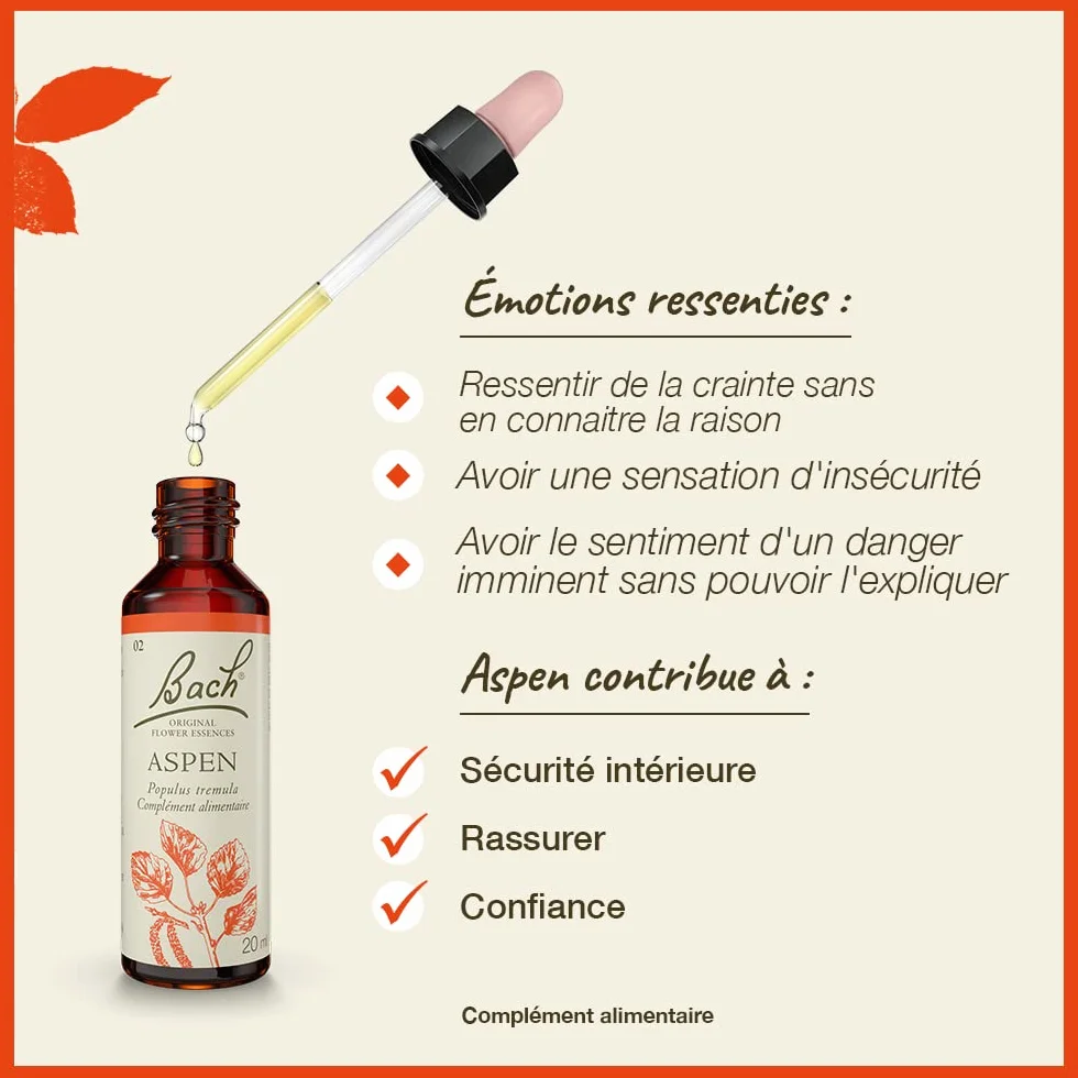 Fleurs de Bach Original N°2 Aspen 20 ml