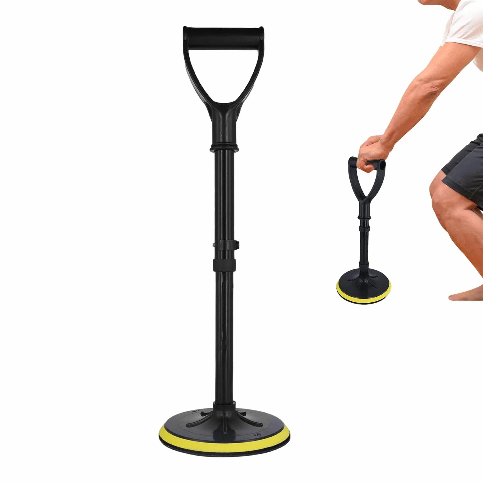 Mobility Standing Aid For Seniors, Adjustable Stand-Up Assist Support, Stable Aluminum Alloy Helper Device For Daily Living, Garden, Home, And Elderly Independence, 42 To 52cm