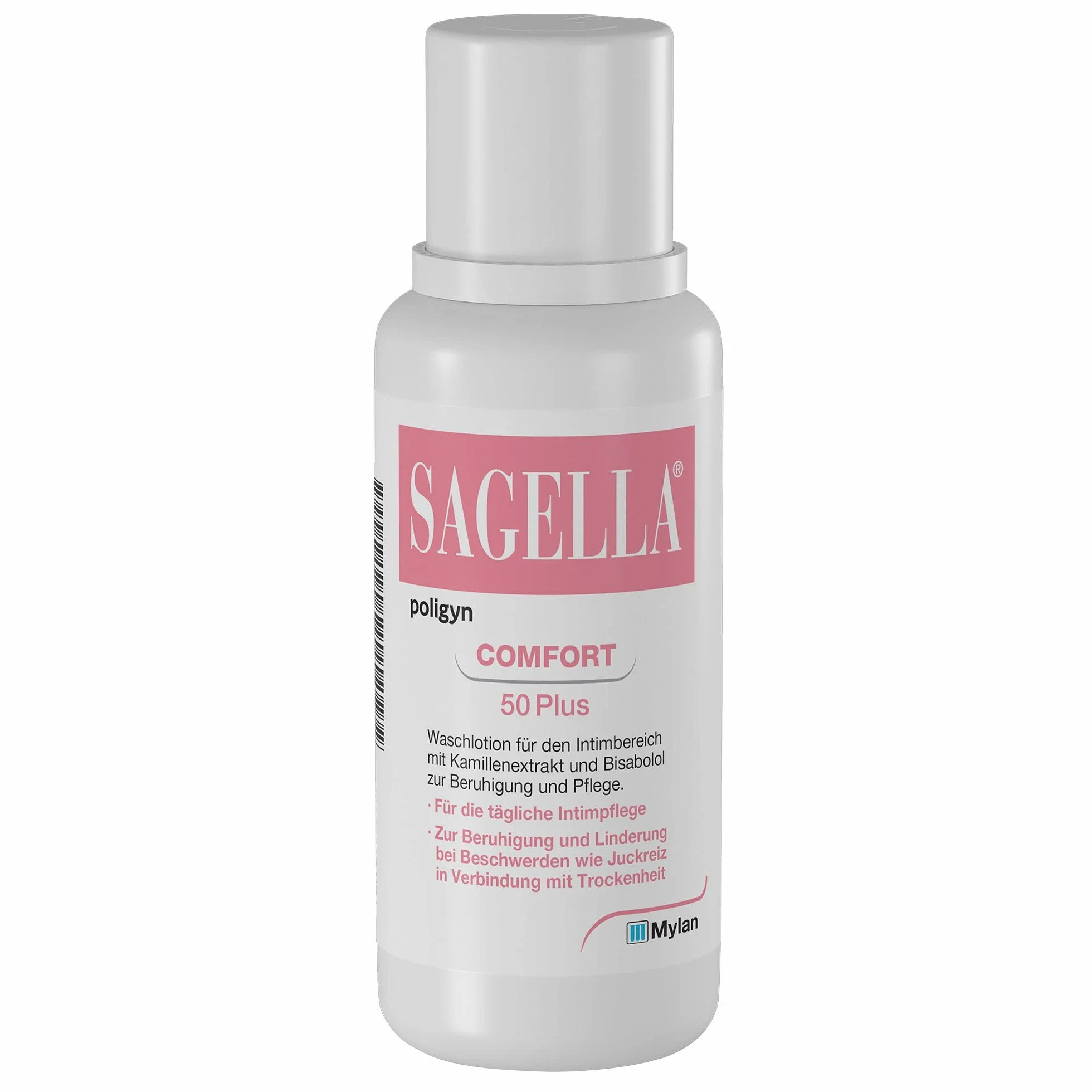 SAGELLA poligyn - Comfort 50 Plus: balsam do higieny intymnej z ekstraktem z rumianku i bisabolololem, pielęgnacja intymna od menopauzy, 100 ml