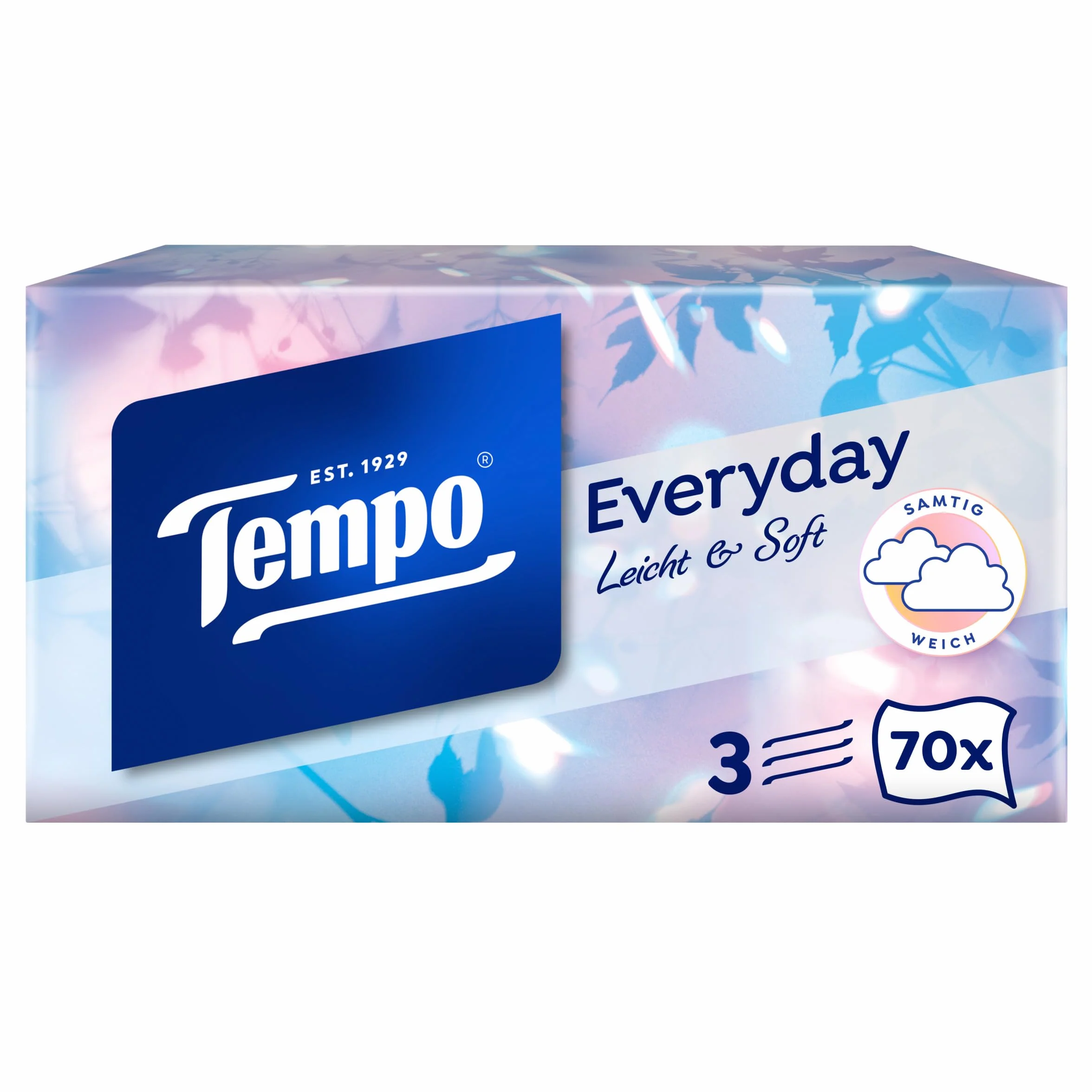 Tempo 837046 Chusteczki, Biały, 70 szt.