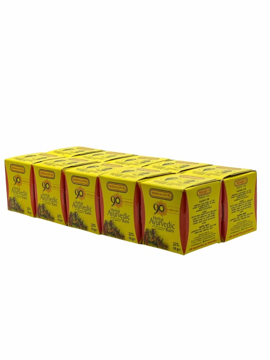 Siddhalepa Ayurvedic ziołowy balsam 10 g x 10 szt.