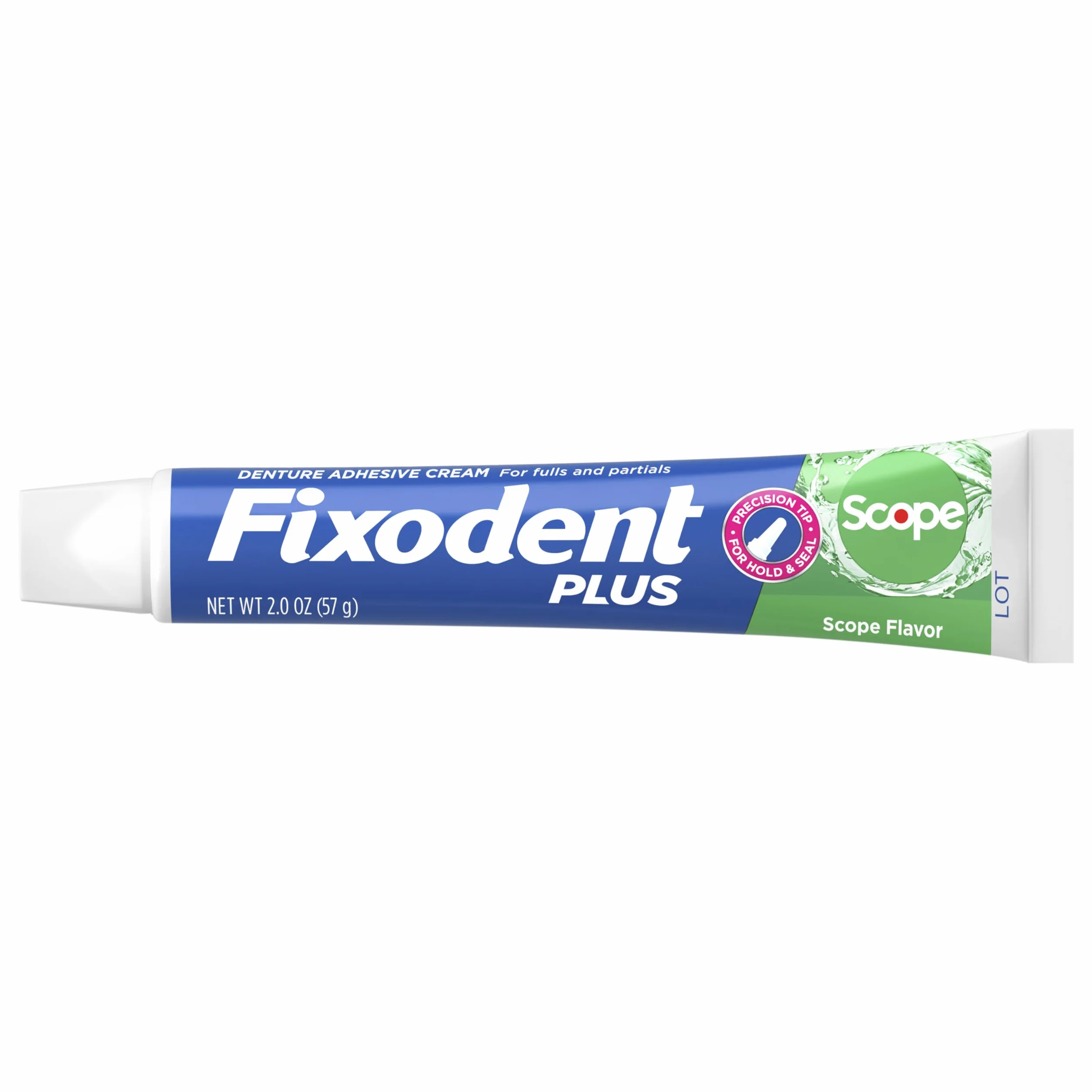 Fixodent Plus Denture Adhesive Cream 2 oz (4 sztuki) Fixodent