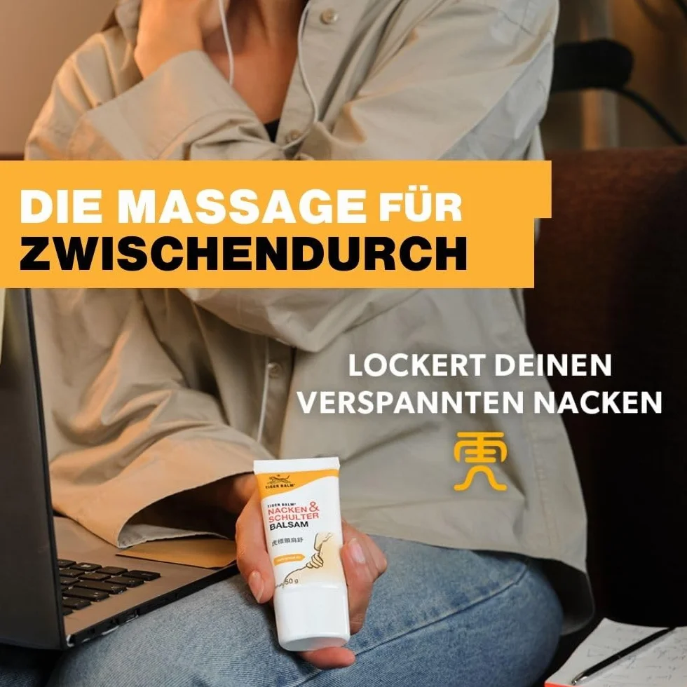 TIGER BALM Nacken & Schulter Balsam, 50 G Kremowa