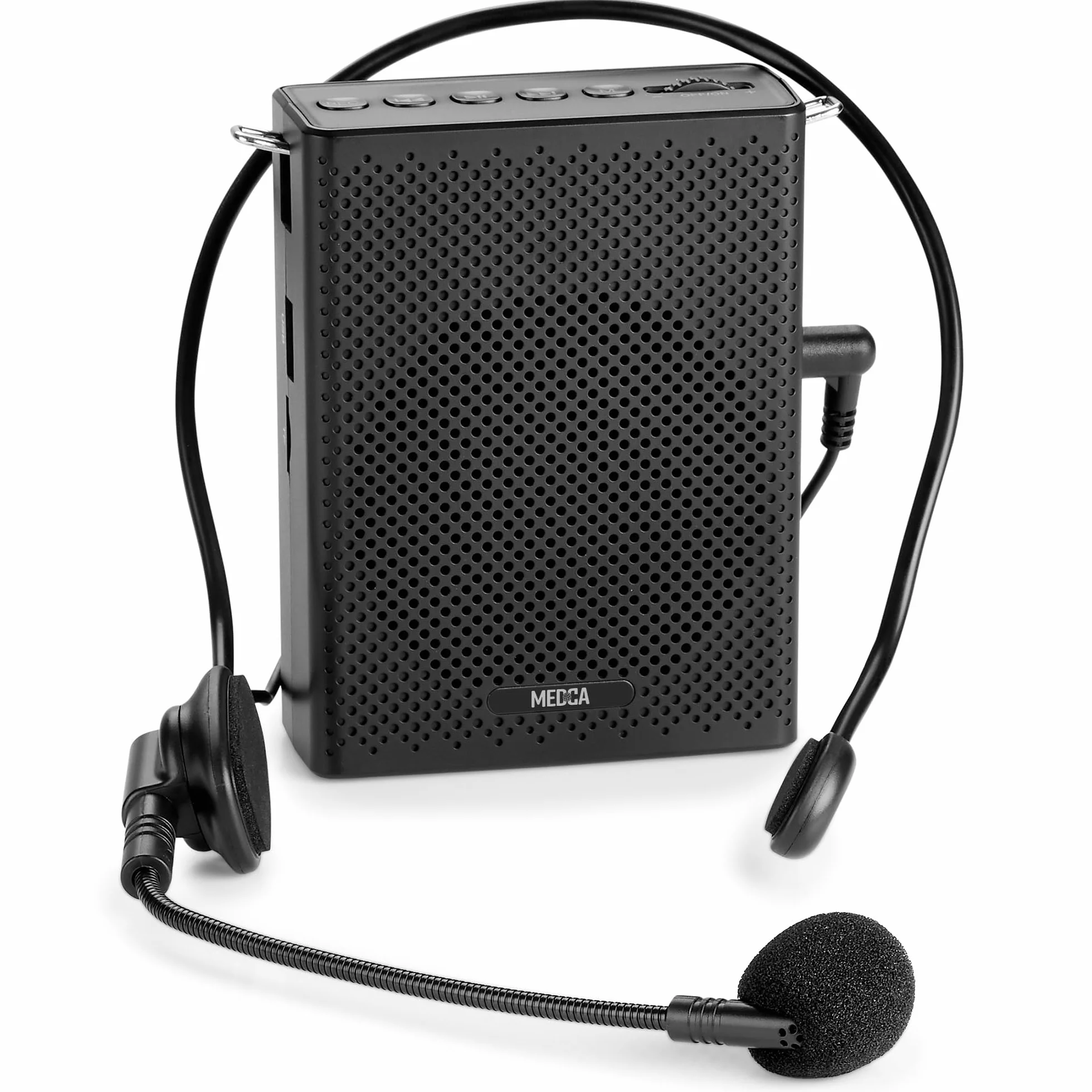 Przenośny wzmacniacz głosu Bluetooth z mikrofonem i głośnikiem MP3 Aux dla nauczycieli