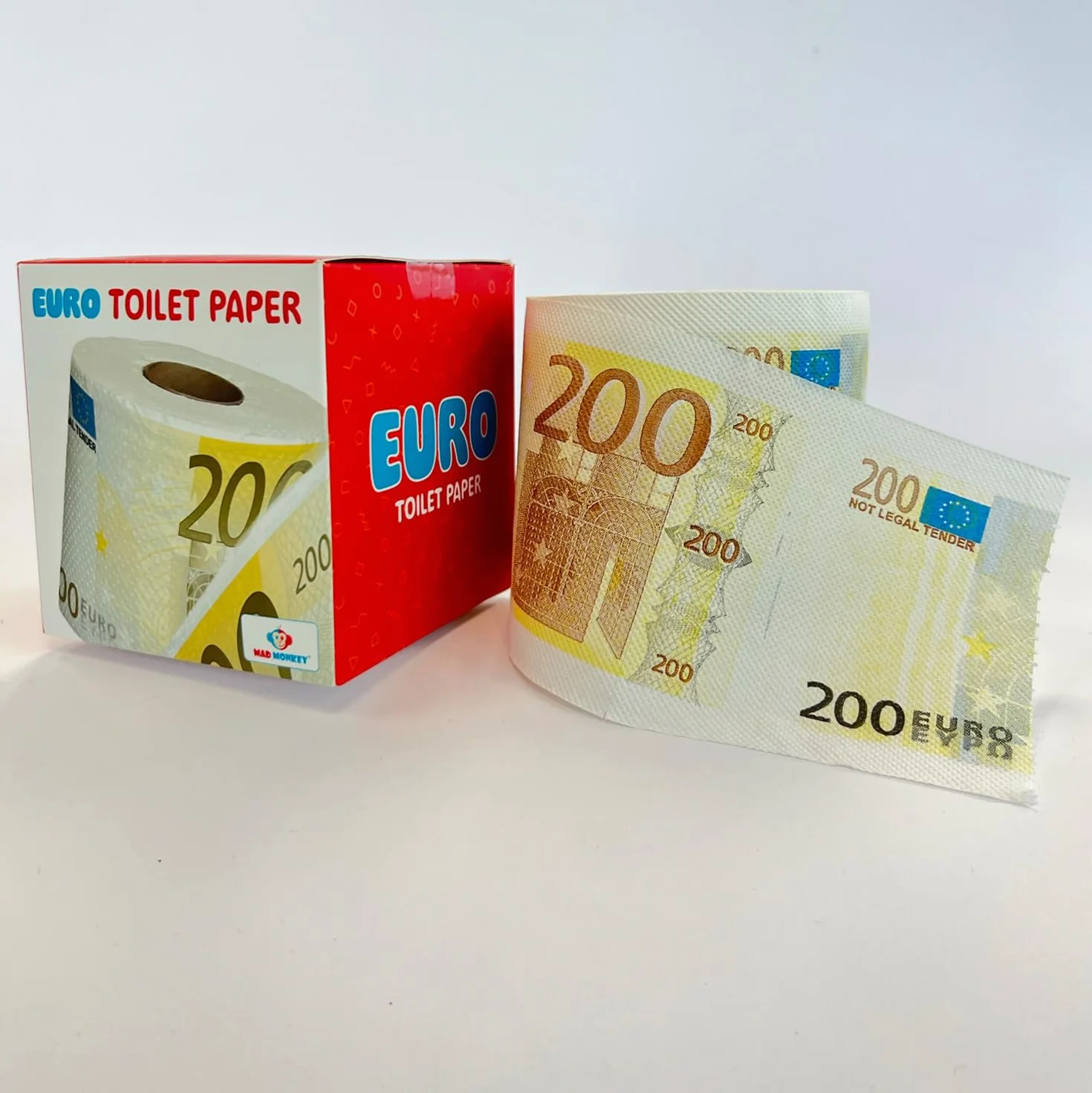 Mad Monkey - Papier toaletowy 200 euro