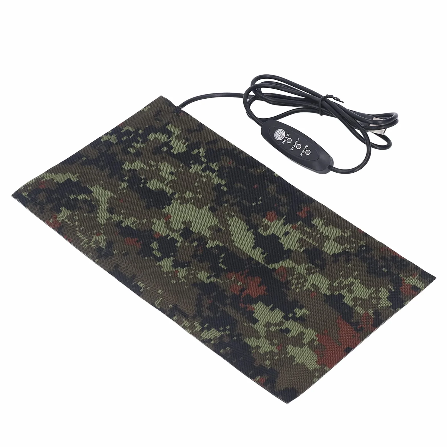 Grzejnik USB – Arkusz grzewczy elektryczny do podgrzewania tkanin, wodoodporny, z 3 poziomami temperatury, wymiary: 15 x 28 cm (1 para)