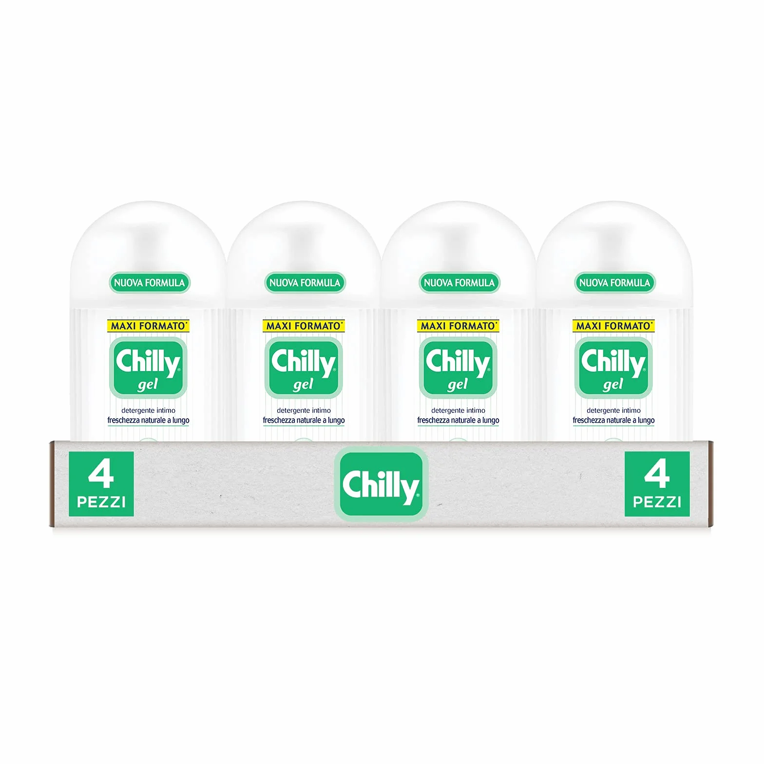 Chilly Intimo Fresco Dezodorant, Biały, 300 ml x 4 sztuki