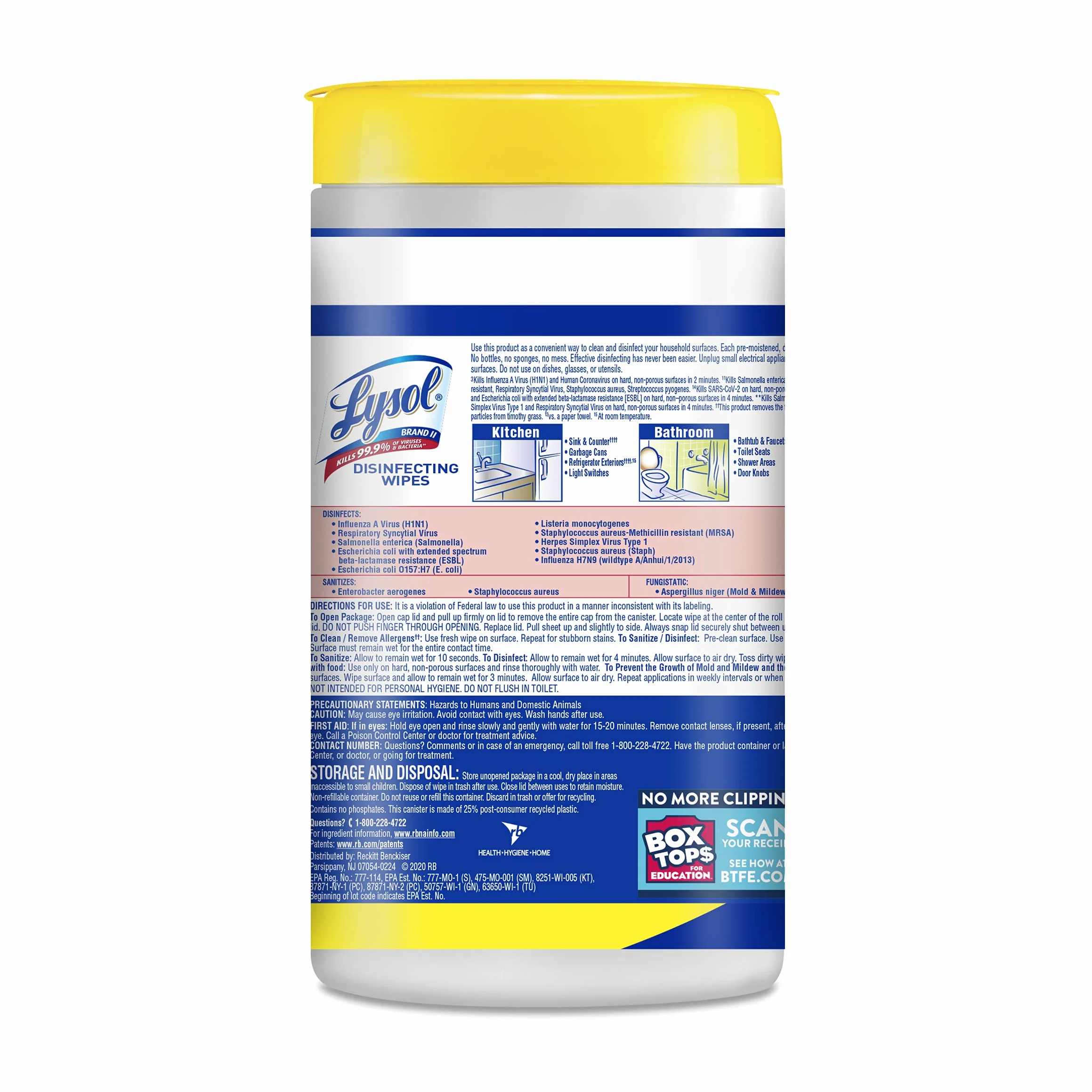 Lysol Disinfecting Wipes Lemon & Lime Blossom 80ct